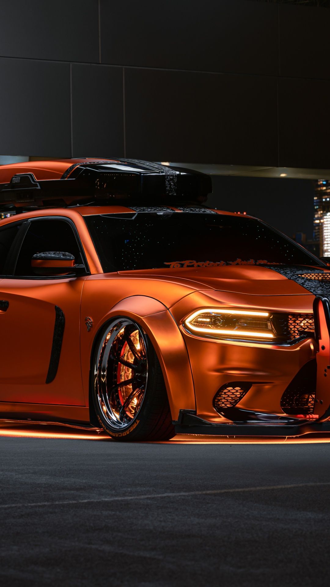 1080x1920 Dodge Charger Hellcat Wallpaper 4K, Custom tuning