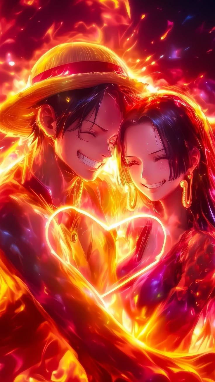 736x1308 ✰Luffy X Nico Robin
