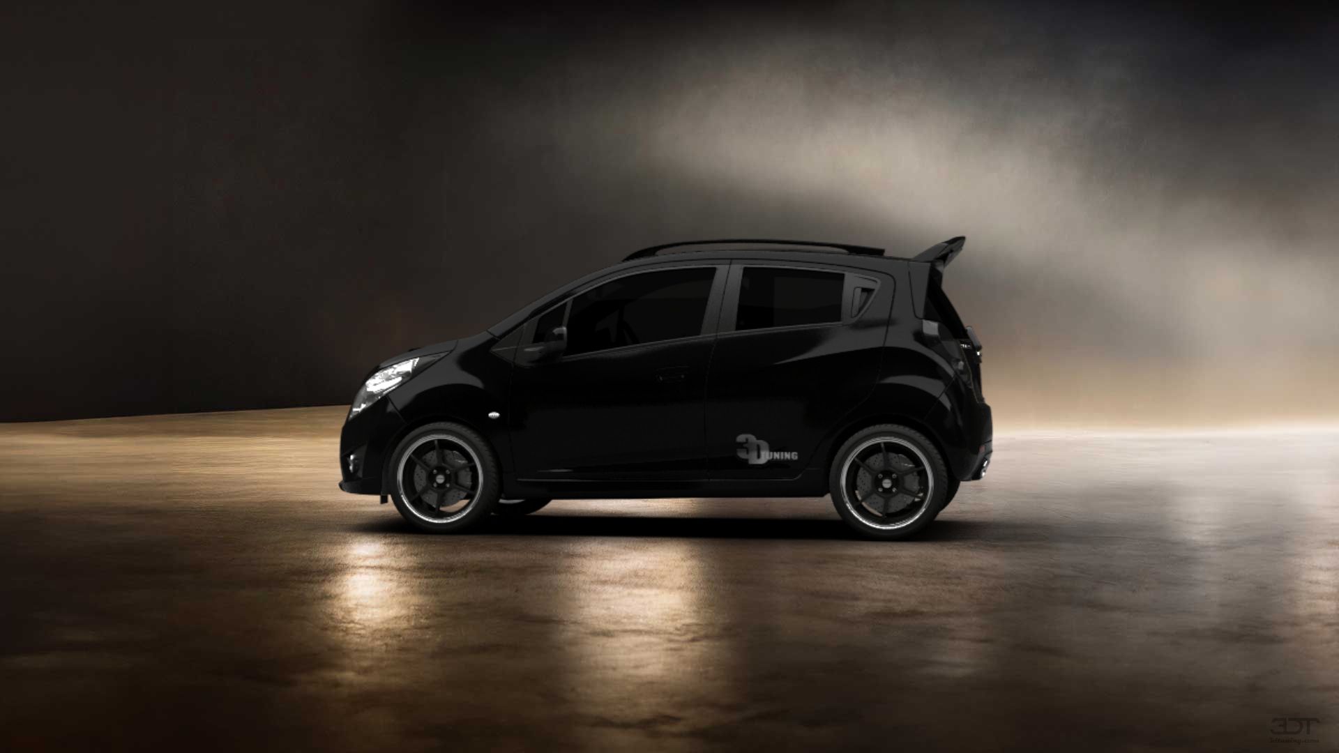 1920x1080 razeee's Chevrolet Spark 2011 with Wheels, Headlights, Rear BumperDTuning
