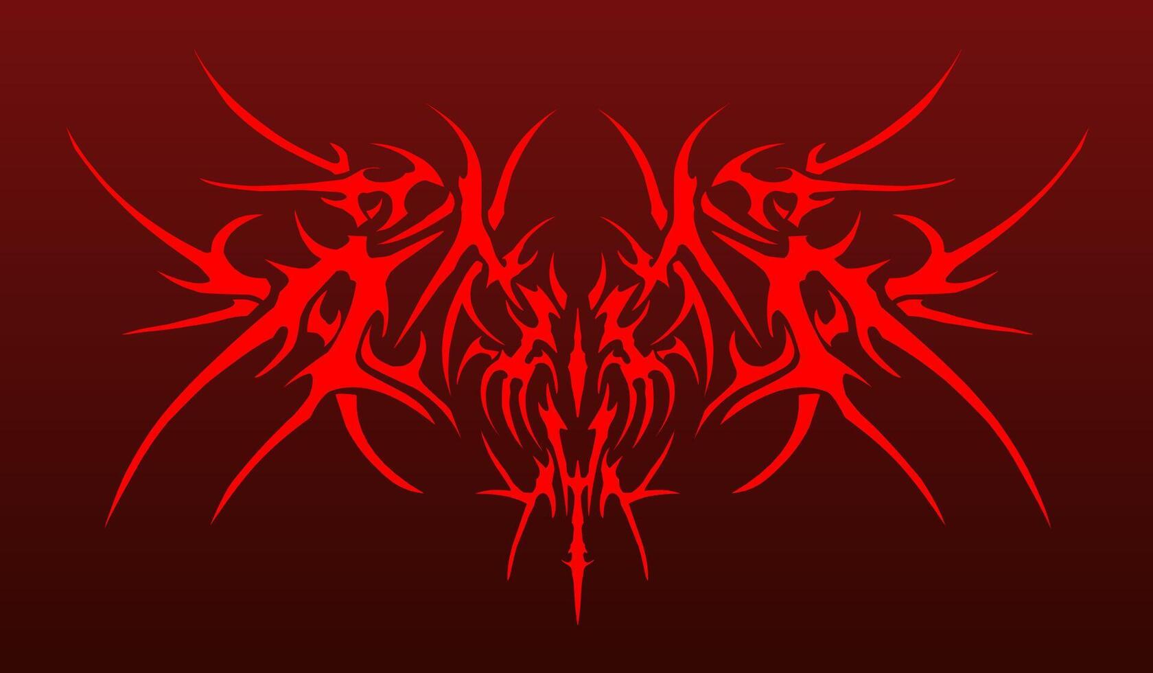 1680x980 neo tribal cyber sigilism freehand symmetrical shapes design for tattoo and streetwear print