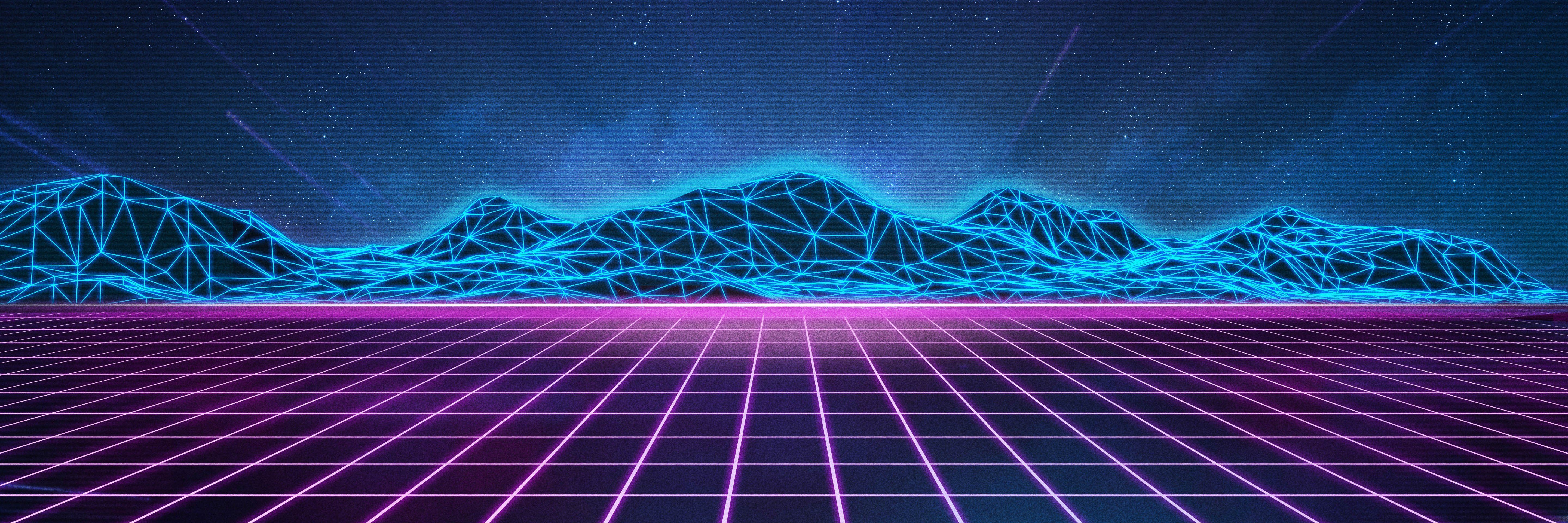 5760x1920 Aesthetic Dual Monitor Wallpaper