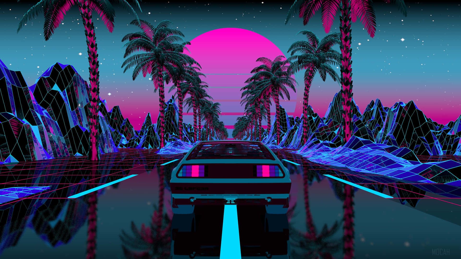 1920x1080 Synthwave Background