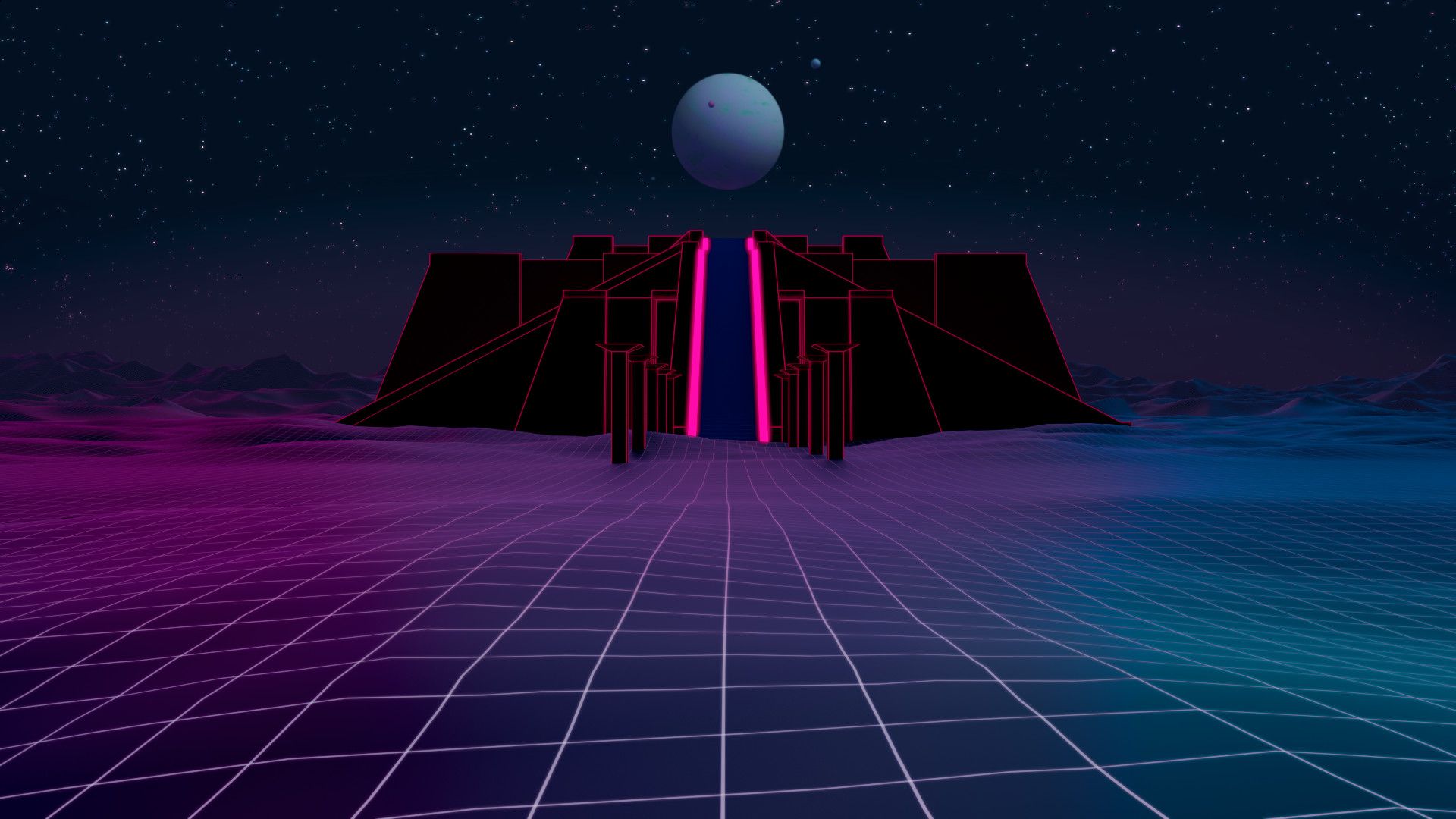1920x1080 Synthwave Wallpaper