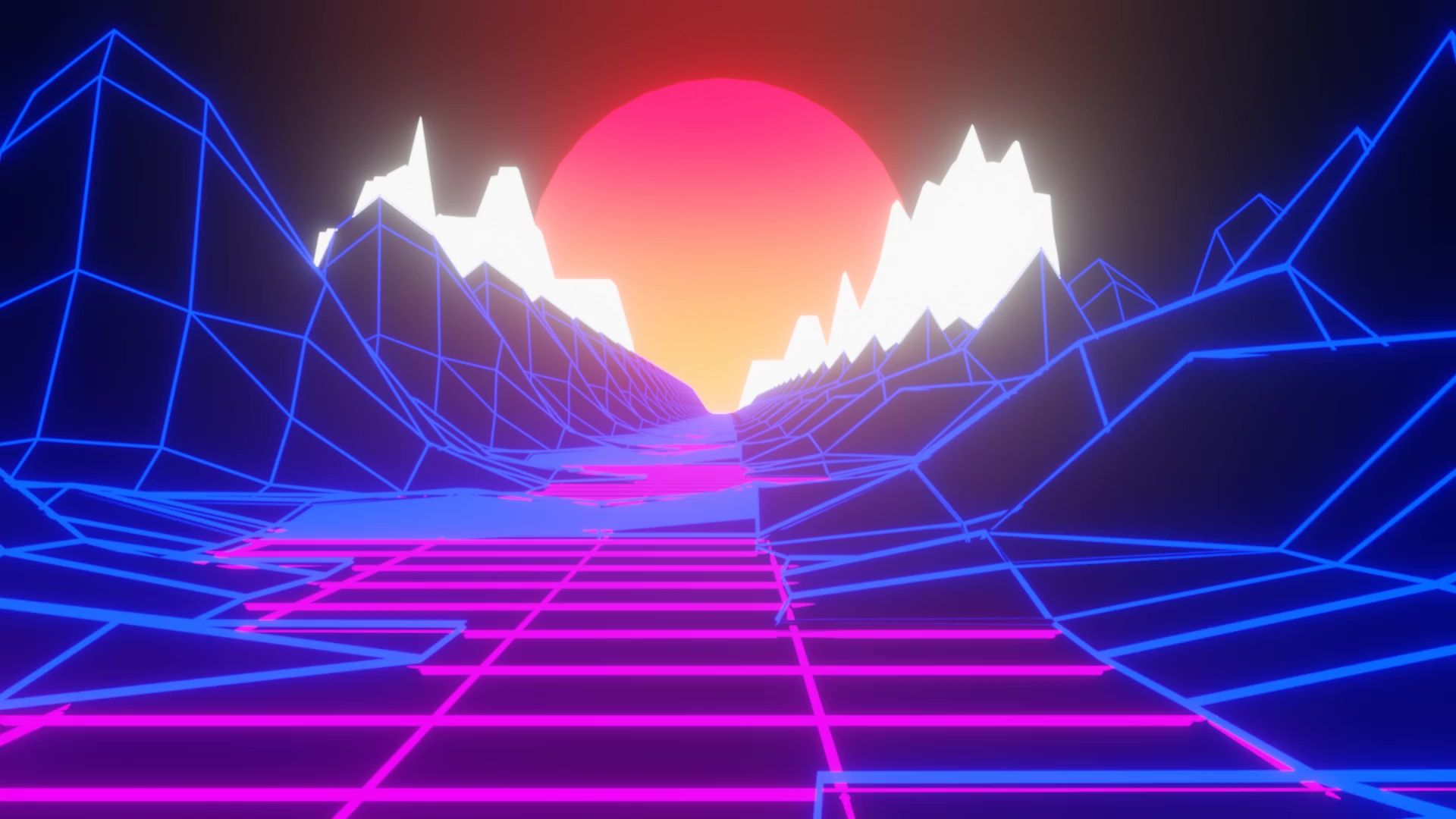 1920x1080 Synthwave Aesthetics Live Wallpaper