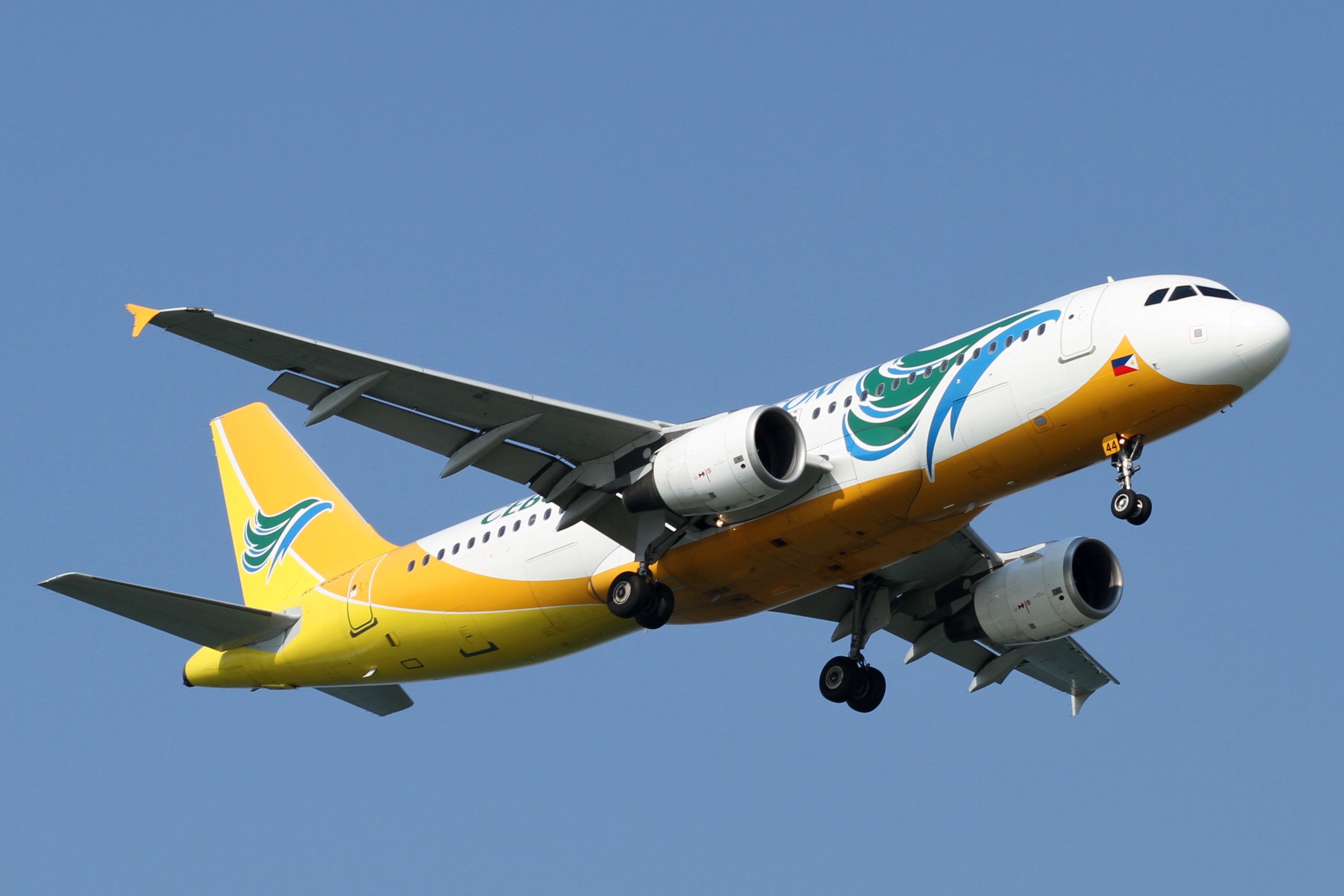 2837x1891 Cebu Pacific Air A320 200(RP C3244)