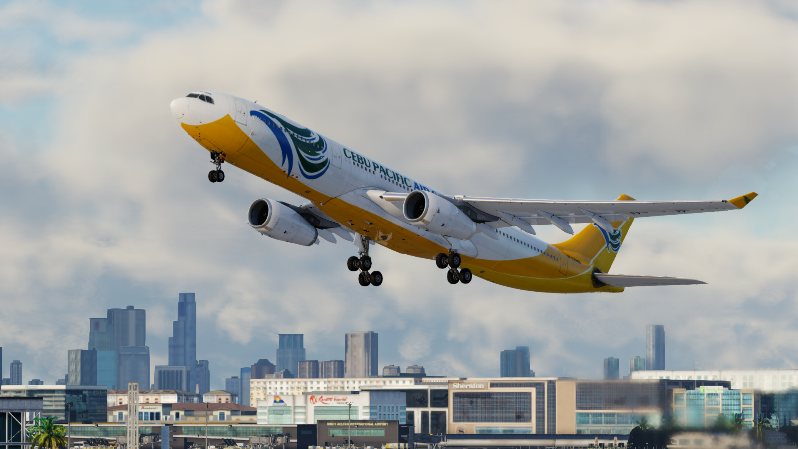 1600x900 XP12 Cebu Pacific Old Livery A330 343 RP C3346 Skins Plane.Org Forum