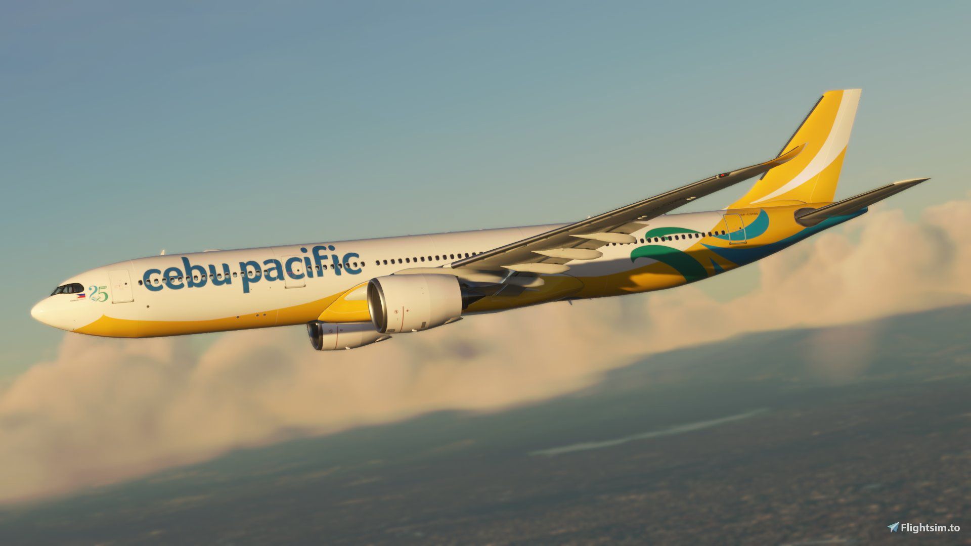 1920x1080 8K A330 900 Cebu Pacific RP C3900 Liveries For MSFS