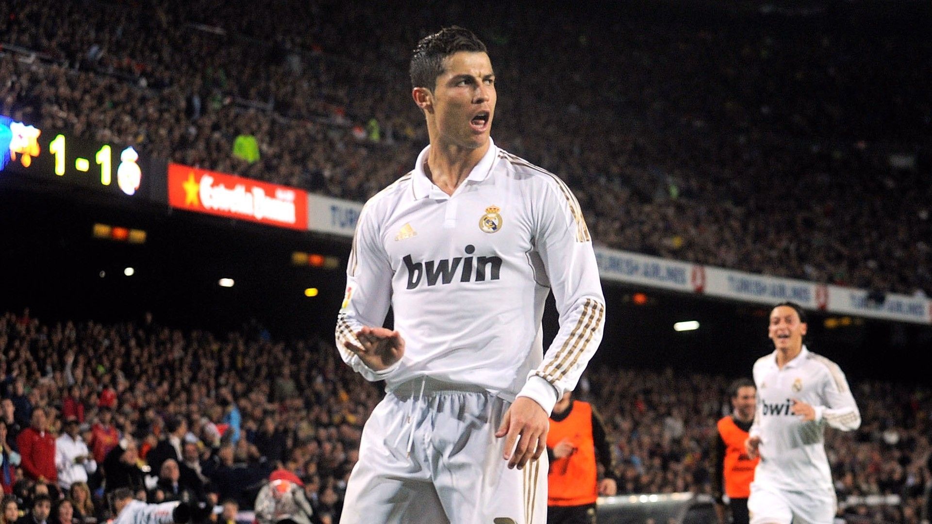 1920x1080 Tchouameni: Ronaldo's 'calma' celebration is my first memory of El Clasico. Goal.com US