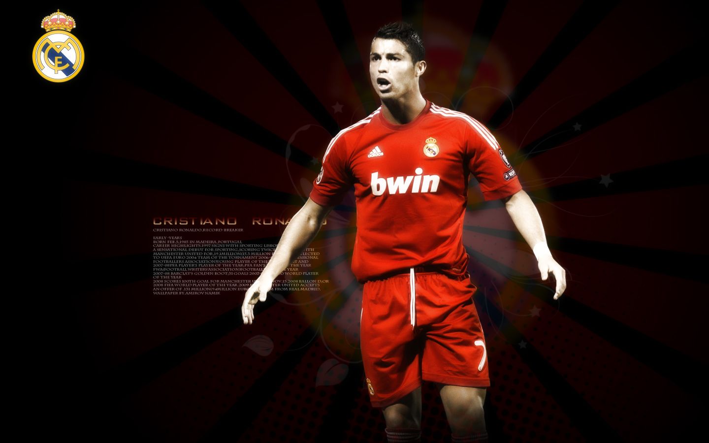 1440x900 MARKET WALLPAPERS Best Football Wallpaper: Cristiano Ronaldo Real Madrid 2012