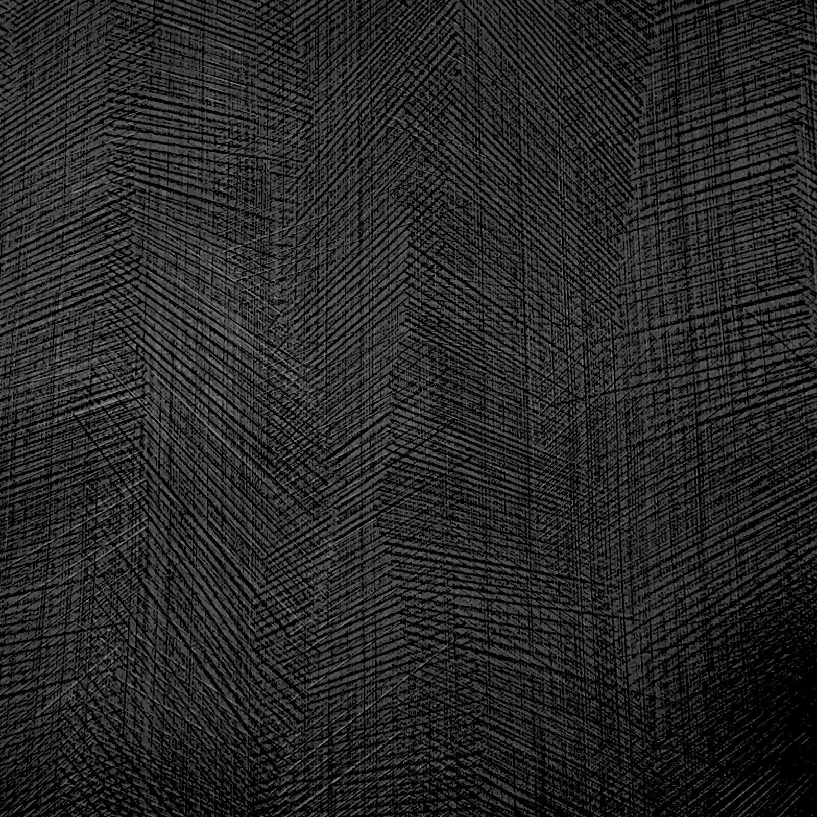 1600x1600 Z54548 Charcoal black Textured abstract herringbone Lines faux fabric texture wallpaper