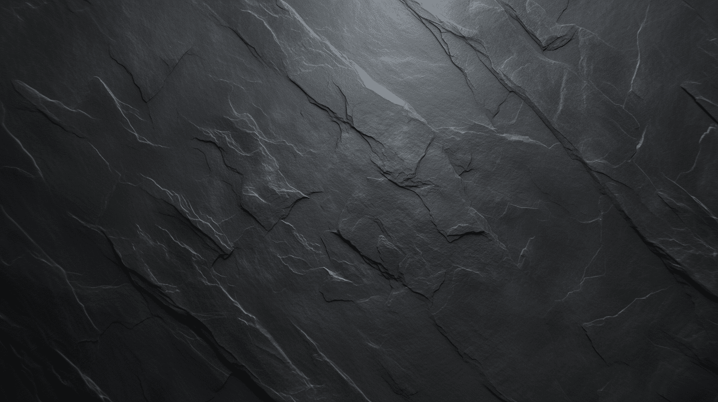 1456x816 Slate Effect Mural Wallpaper. Black Grey Shade