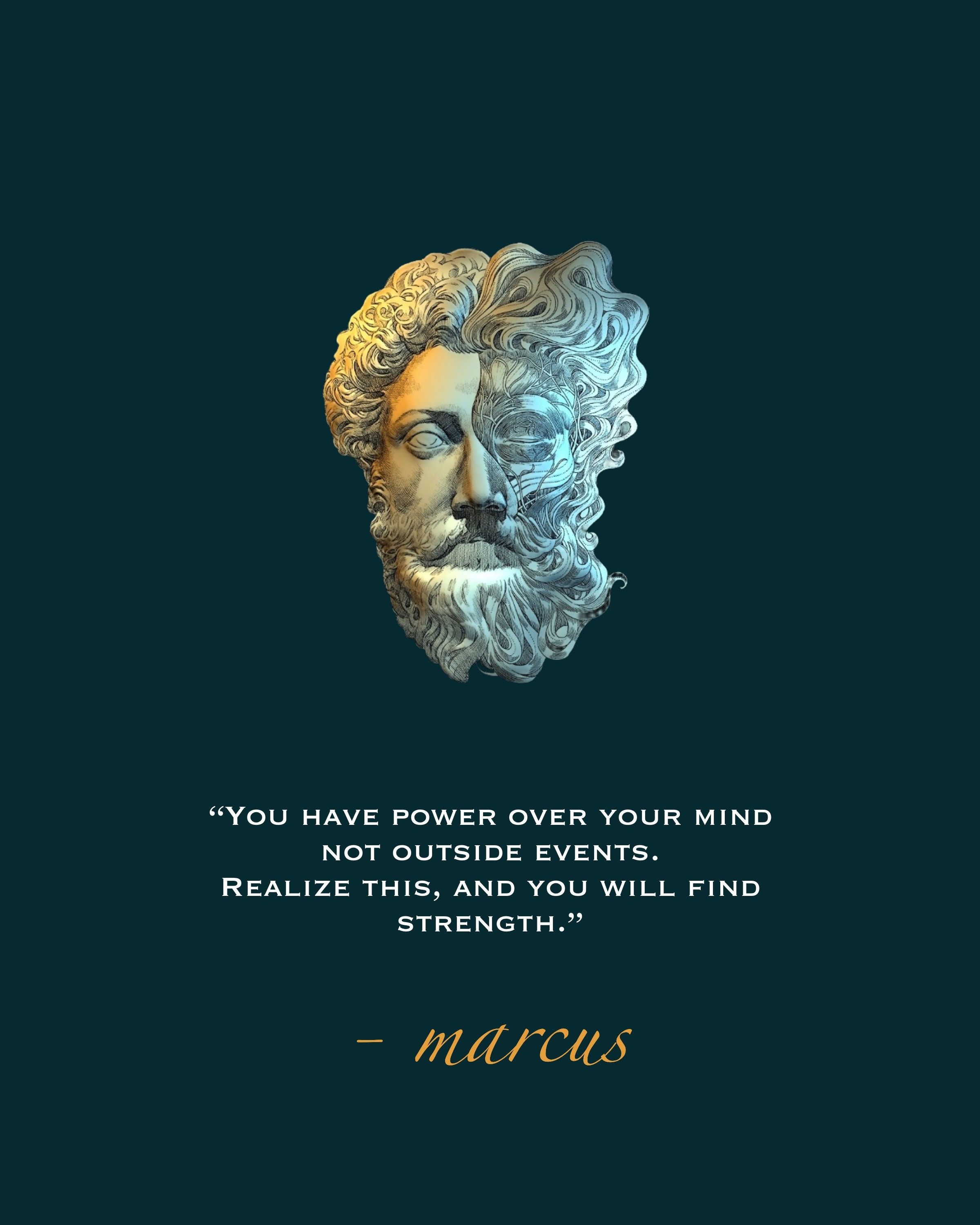 2400x3000 Stoic Digital Print. Marcus Aurelius Quotes. Motivational Quote Poster. Wall Art Design