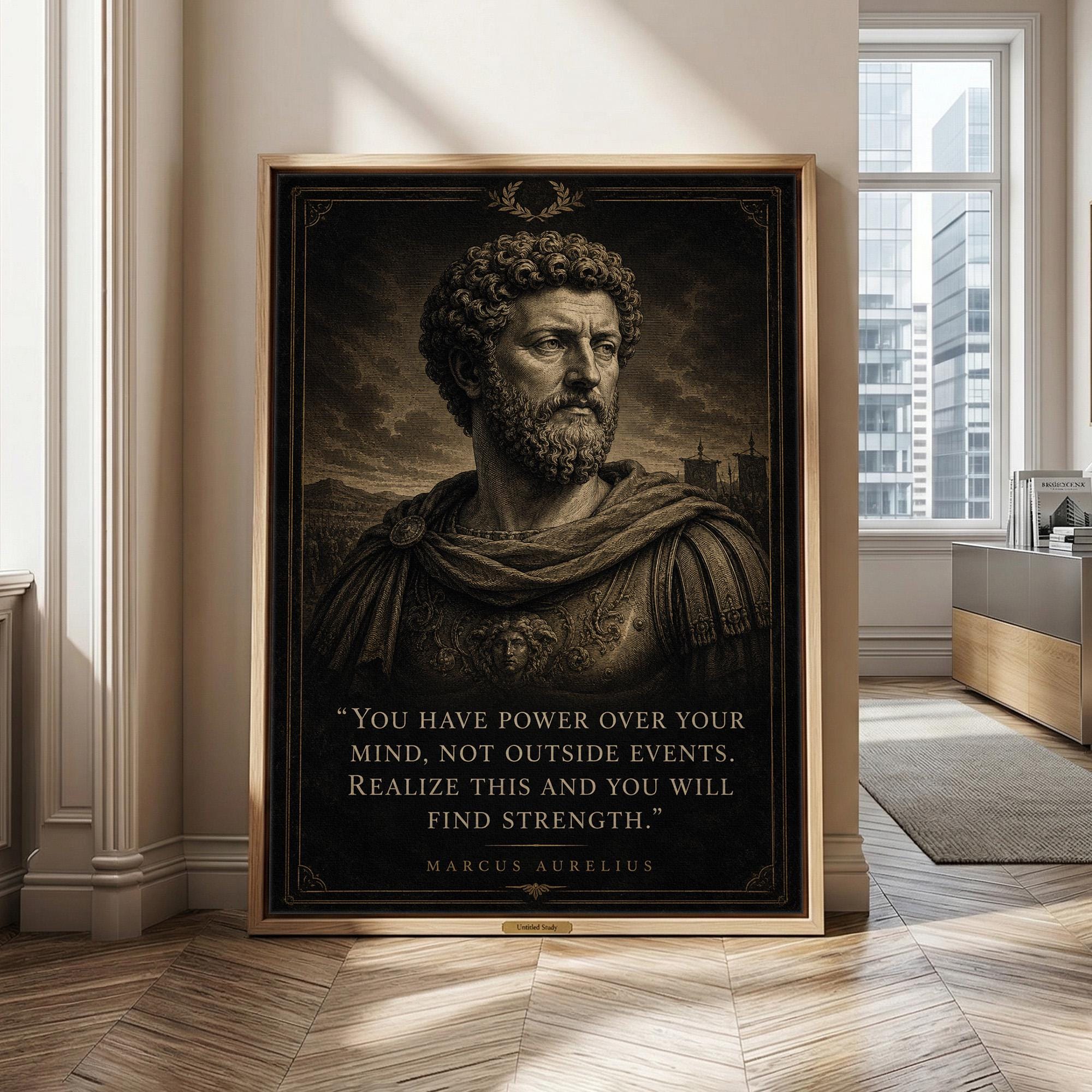 2000x2000 Marcus Aurelius Motivational Wall Art