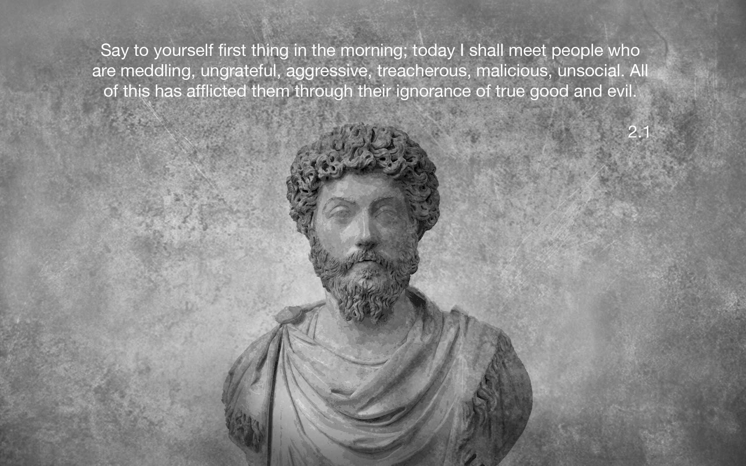 2560x1600 I wanted some graphically designed wallpaper with my favourite quotes from Meditations, so I made some to share!