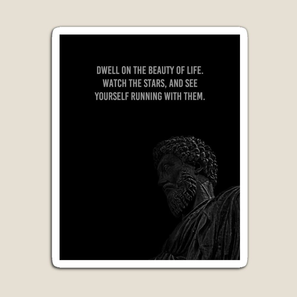 1000x1000 Marcus Aurelius. Stoic. Quote Canvas Print