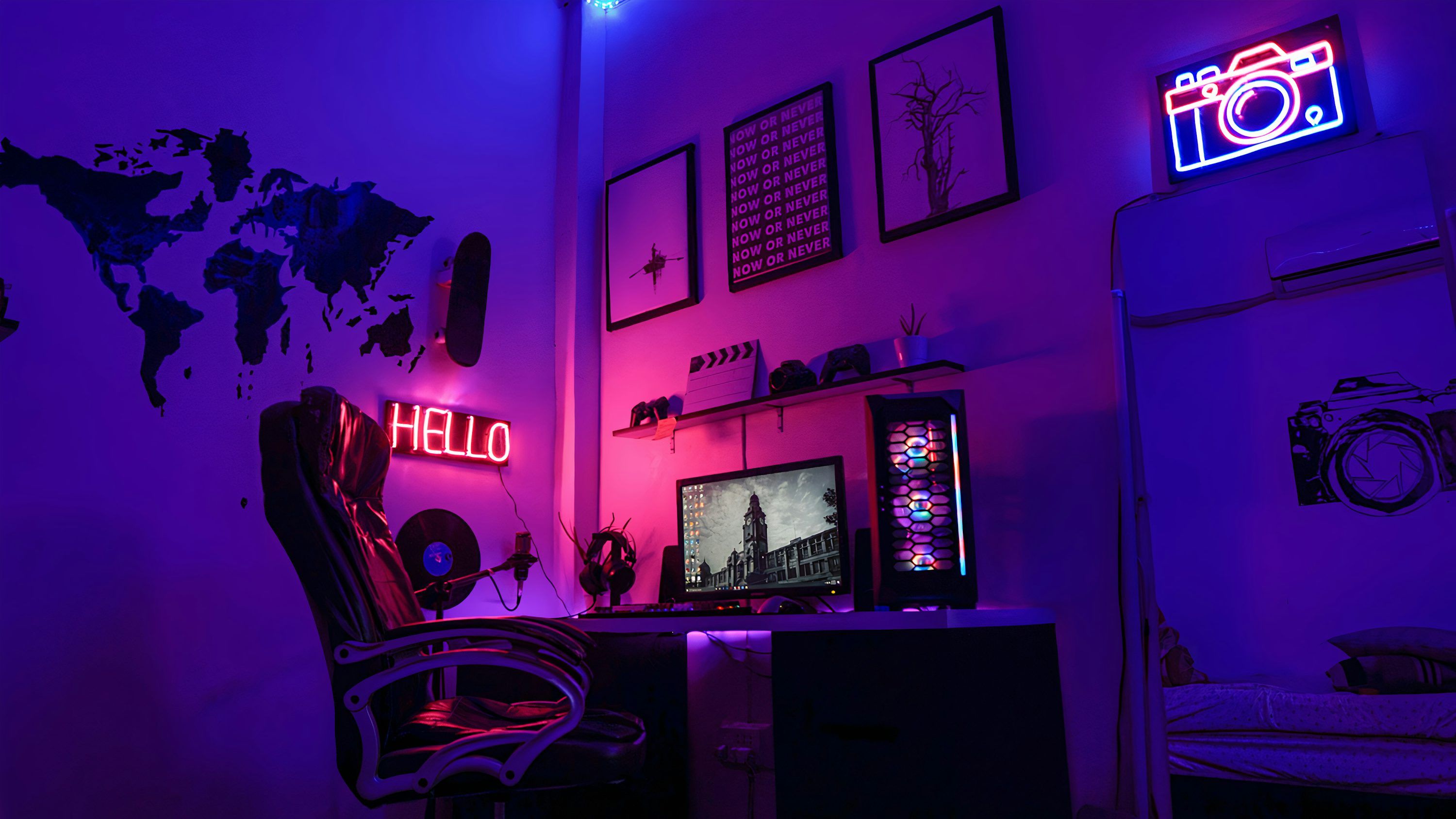 3000x1688 Gaming Setup Picture. Download Free Image