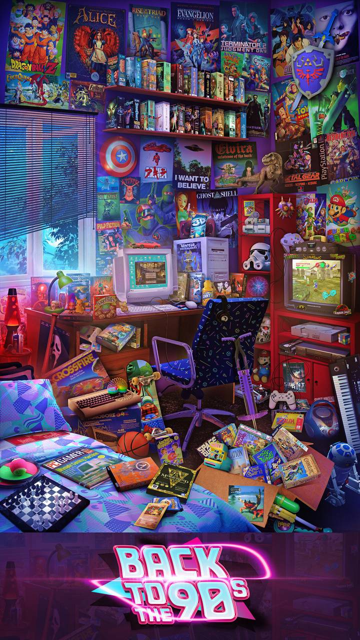 720x1280 Gaming Room Mobile Wallpaper