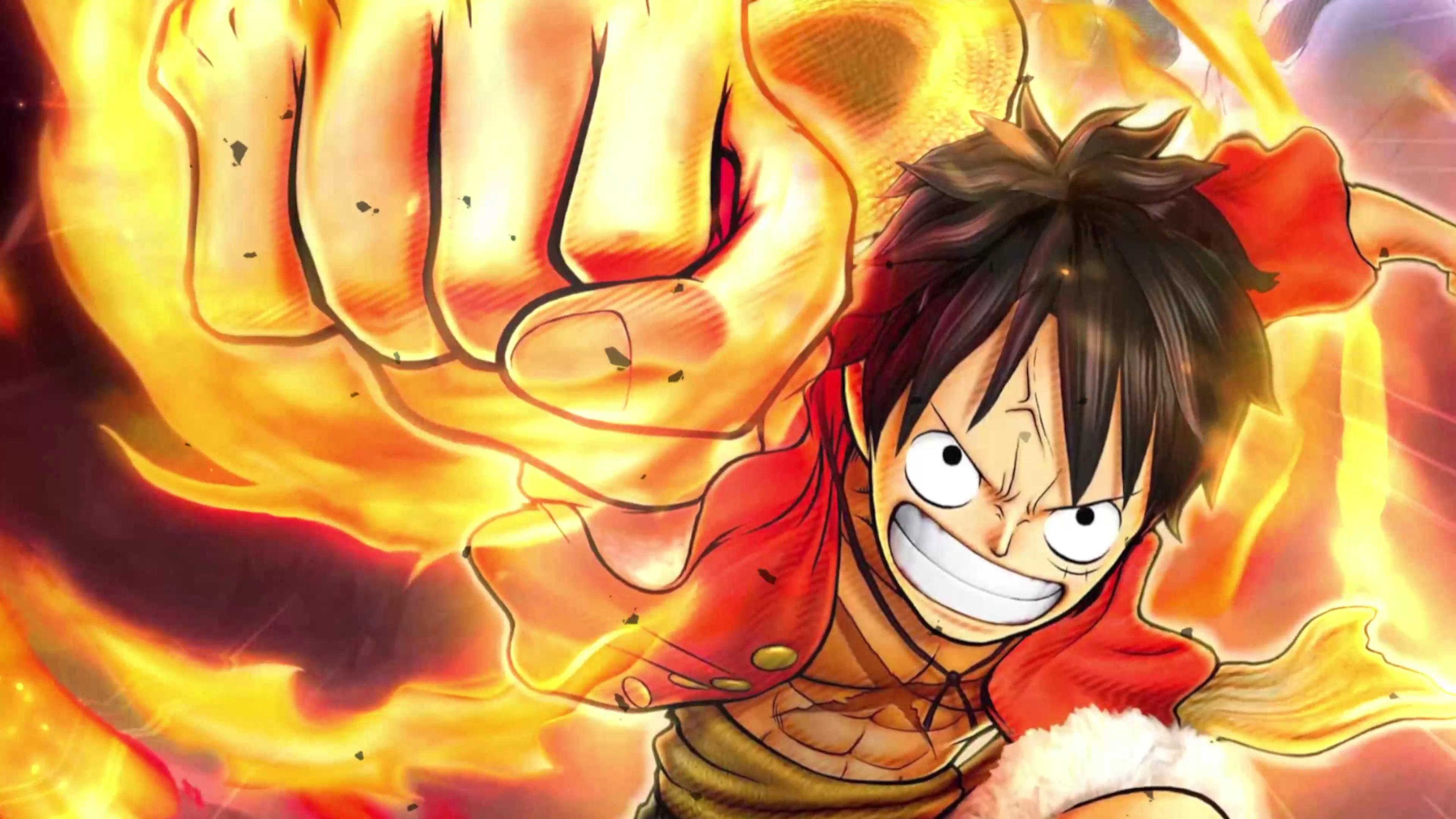 3840x2160 Luffy Punch Live Wallpaper