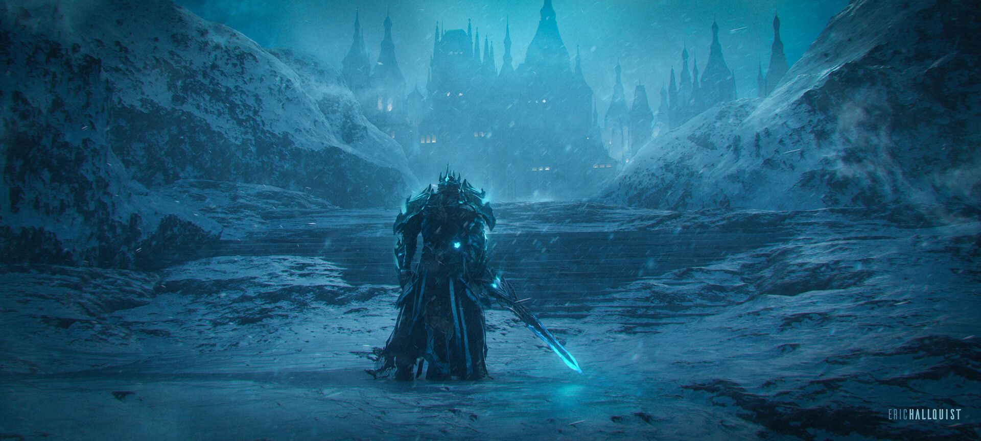 1920x864 The Art of Warcraft /Wuwa na platformě X: „Winds of Northrend ❄️❄️ Fan Art