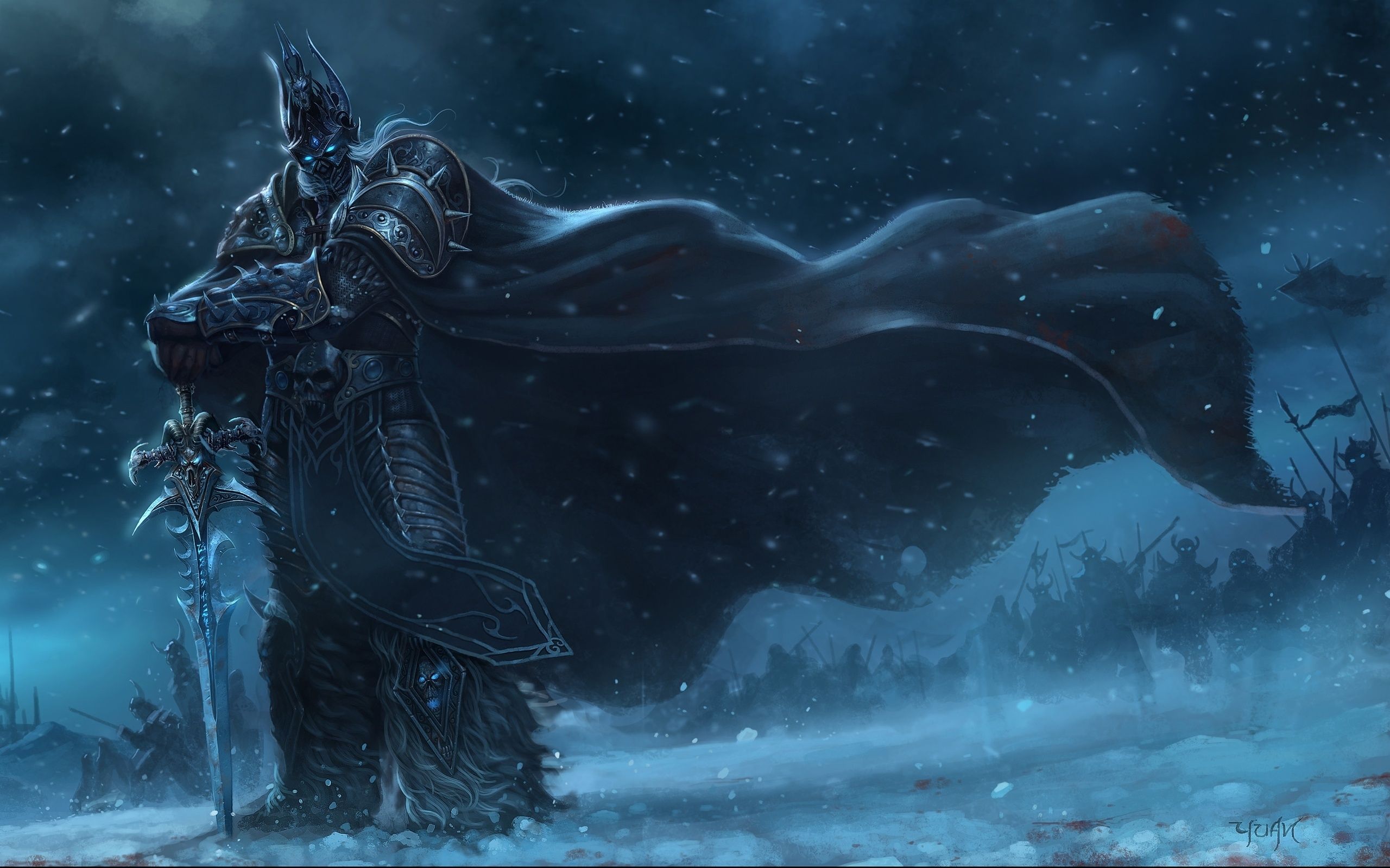 2560x1600 Lich King (WoW) Wallpaper