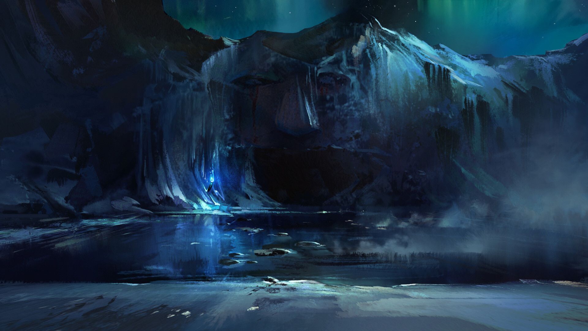 1920x1080 Patrick Jensen of Thrones (Telltale Games) Grove Cave Entrance