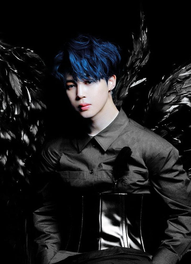 800x1104 HD jimin black wallpaper