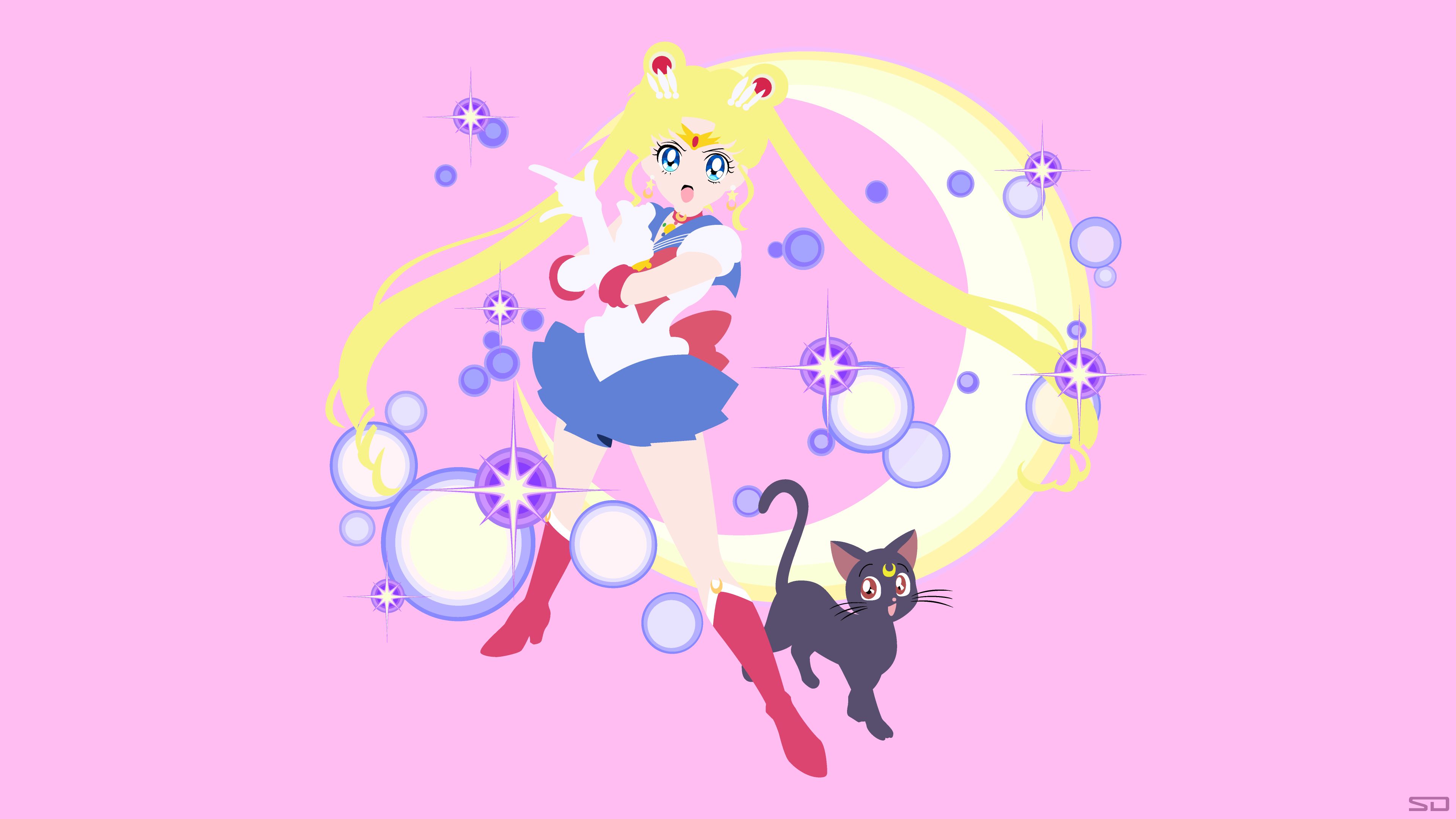 3840x2160 Free Luna (Sailor Moon) 4K Wallpaper & Desktop HD Background for PC