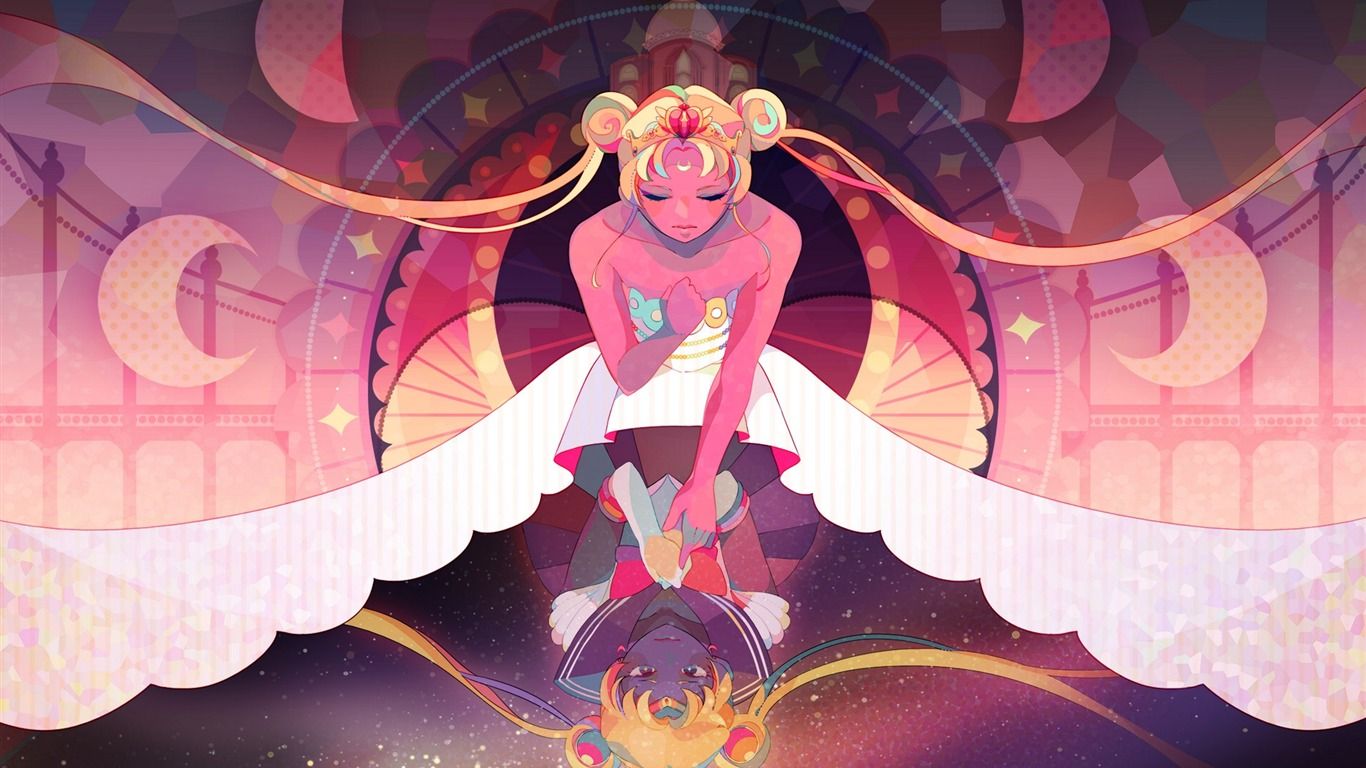 1366x768 Sailor Moon Anime HD Desktop Wallpaper 21