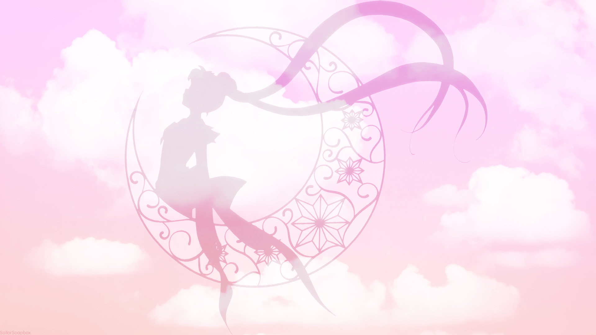 1920x1080 Pink Sailor Moon Desktop Wallpaper