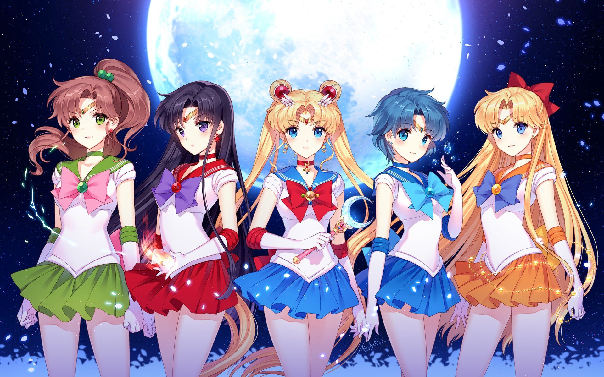 1920x1200 group, Sailor, Moon, Mars, Vena Wallpaper HD / Desktop and Mobile Background
