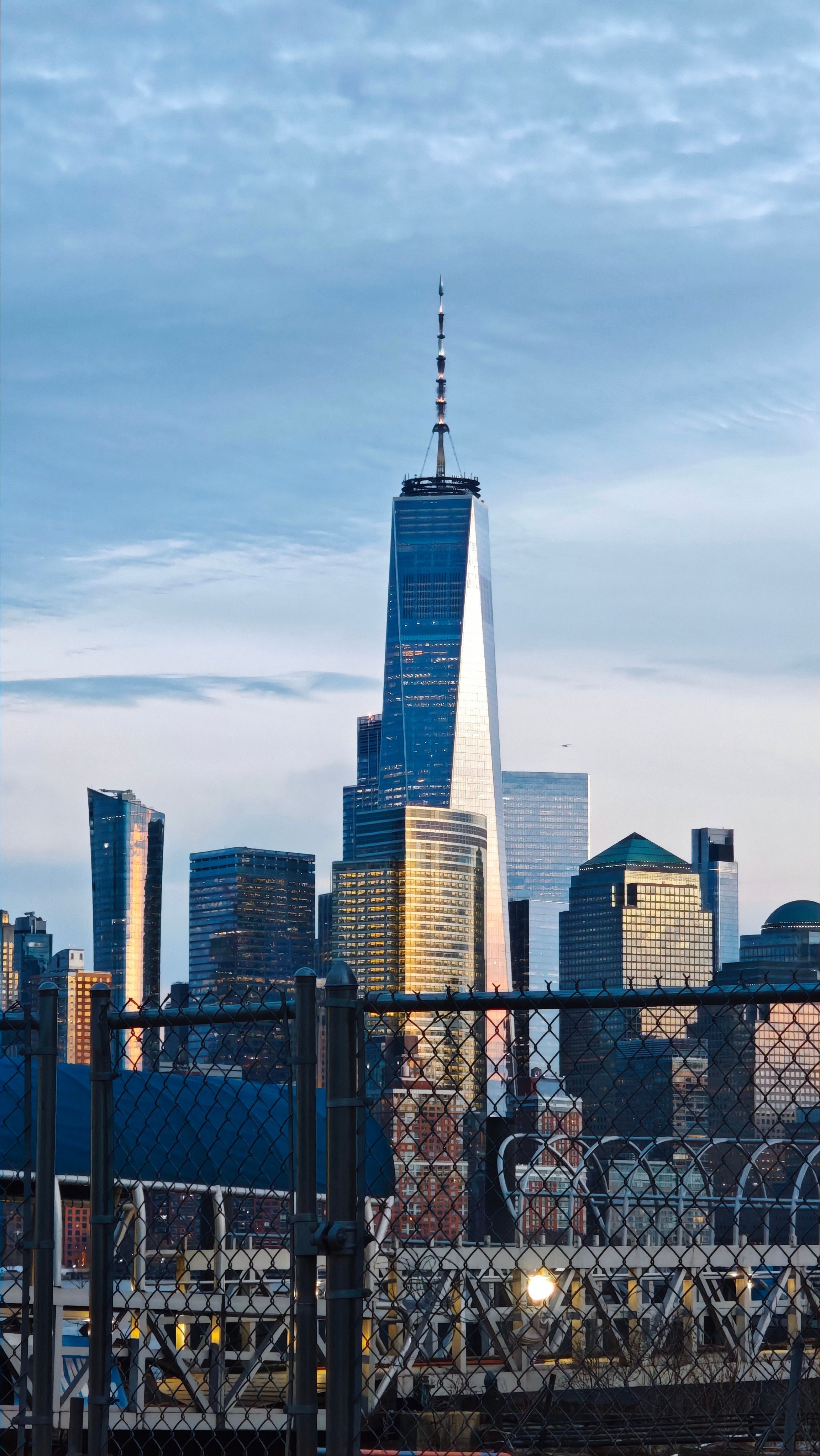 2304x4093 Stunning View of One World Trade Center Skyline · Free