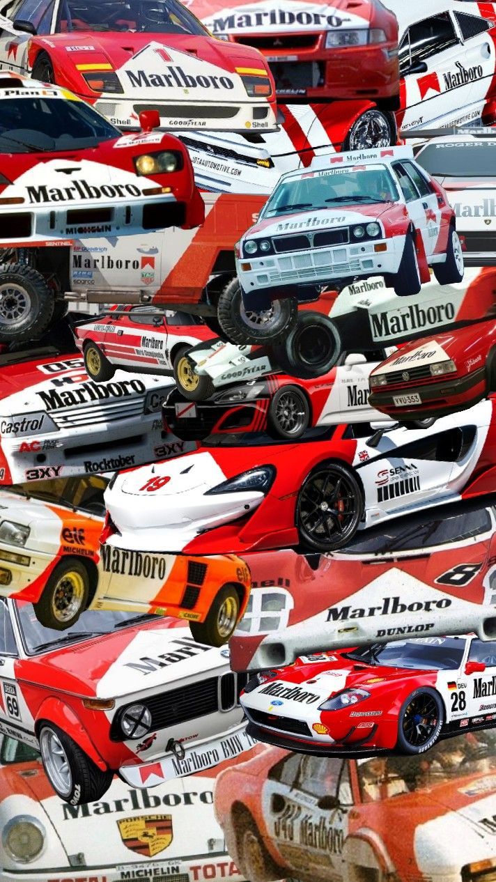 712x1266 Marlboro Racing Wallpaper