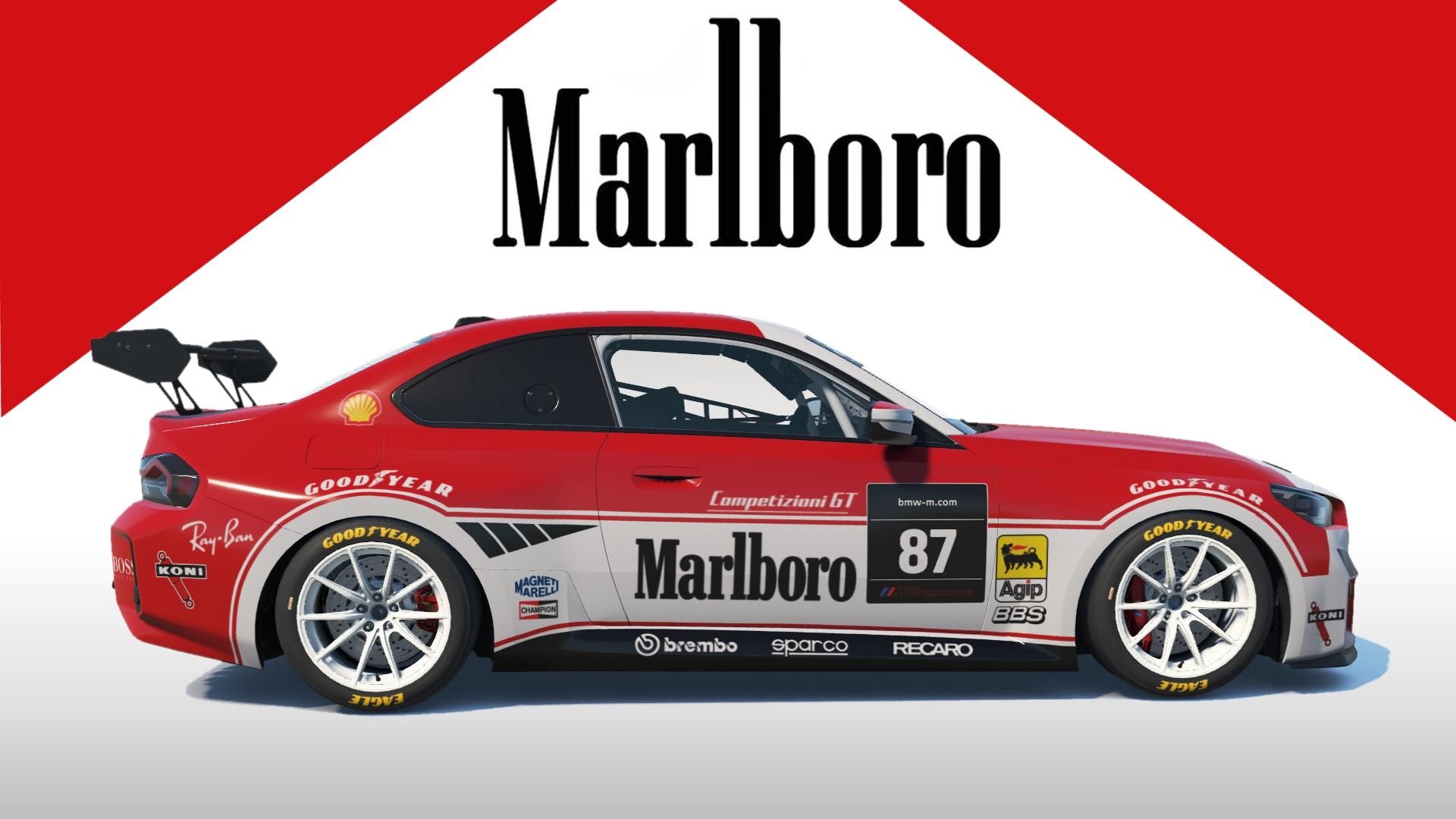 1920x1080 BMW M2 Racing G87 Marlboro