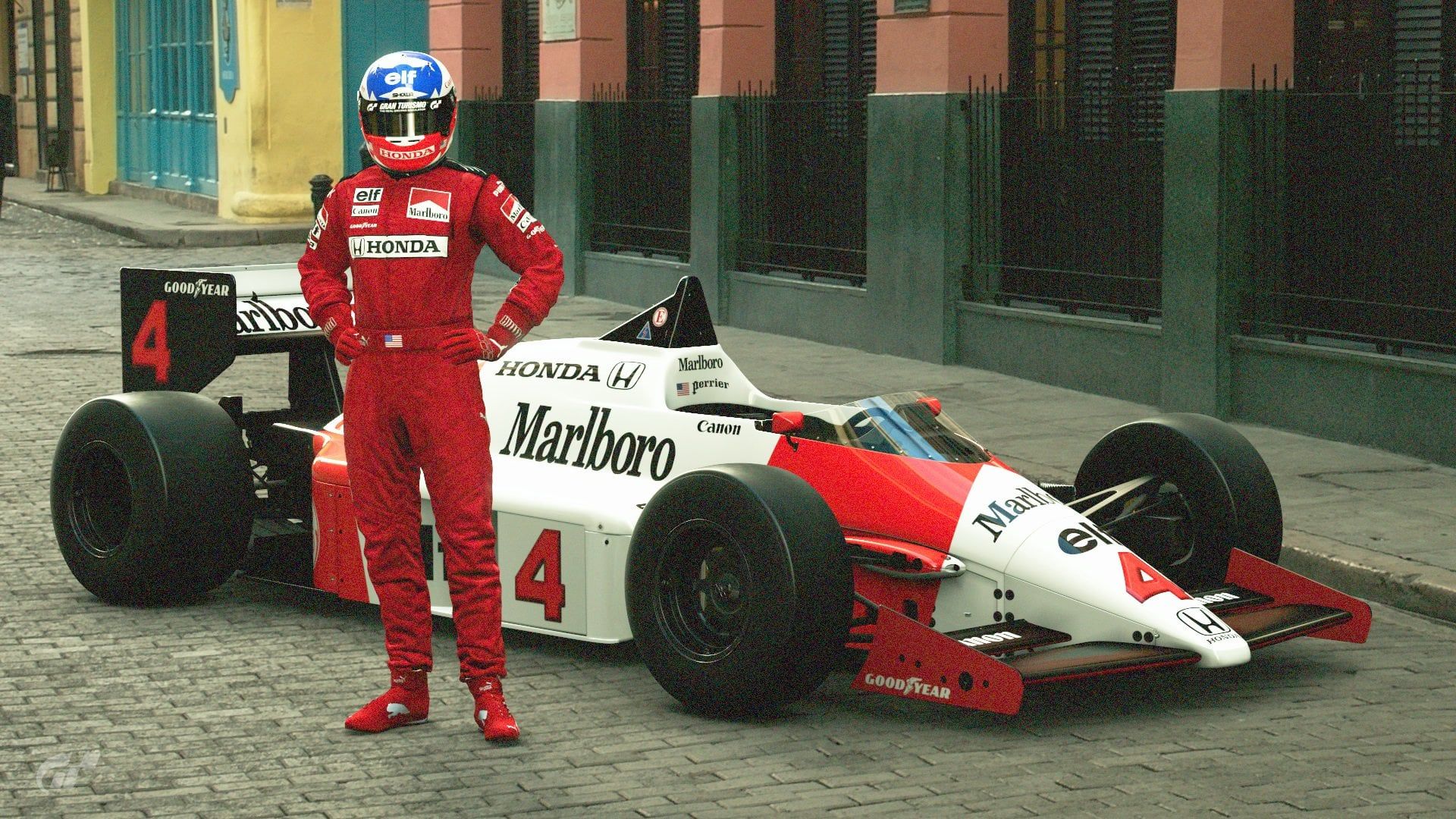 1920x1080 Marlboro Honda Formula One car, c. late 1980s