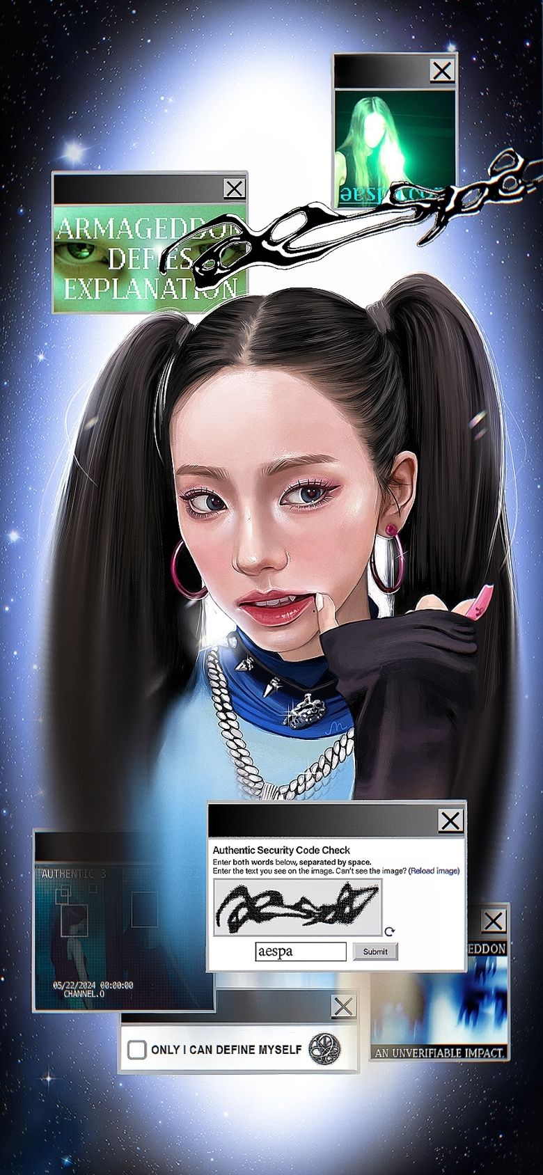 780x1688 AESPA KARINA (armageddon Ver.) Wallpaper Lockscreen 에스파 카리나 배경화면 ZIP's Ko Fi Shop