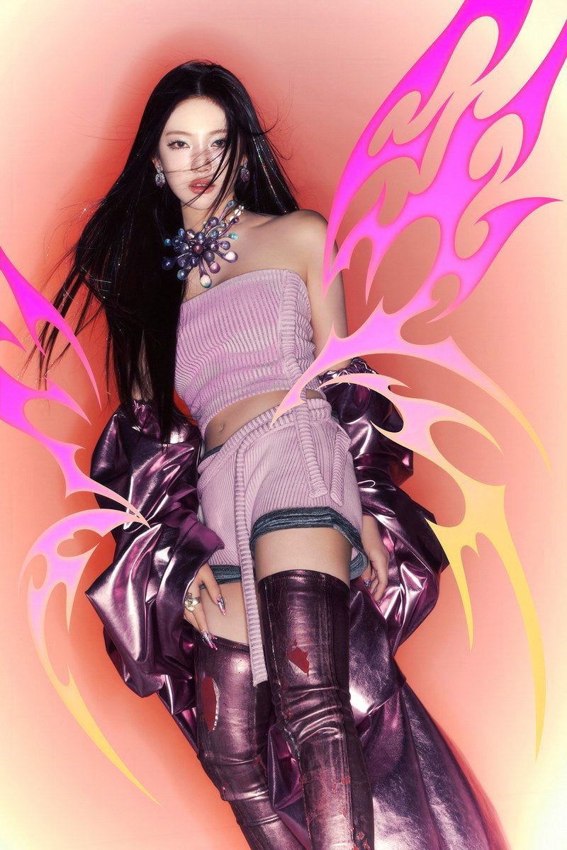 800x1200 Poster Ningning Supernova MV Teaser Photo Armageddon K Pop Music Poster Y2K Futuristic Style Aesthetic Female Idol Fashion Print Trendy Girl Group Wall Art