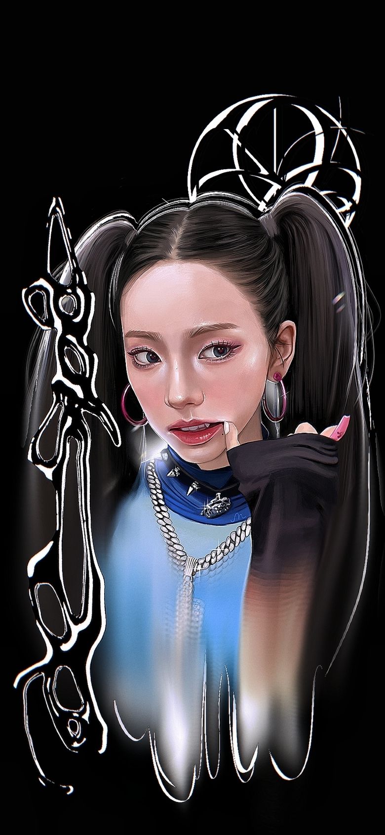 780x1688 AESPA KARINA (armageddon Ver.) Wallpaper Lockscreen 에스파 카리나 배경화면 ZIP's Ko Fi Shop