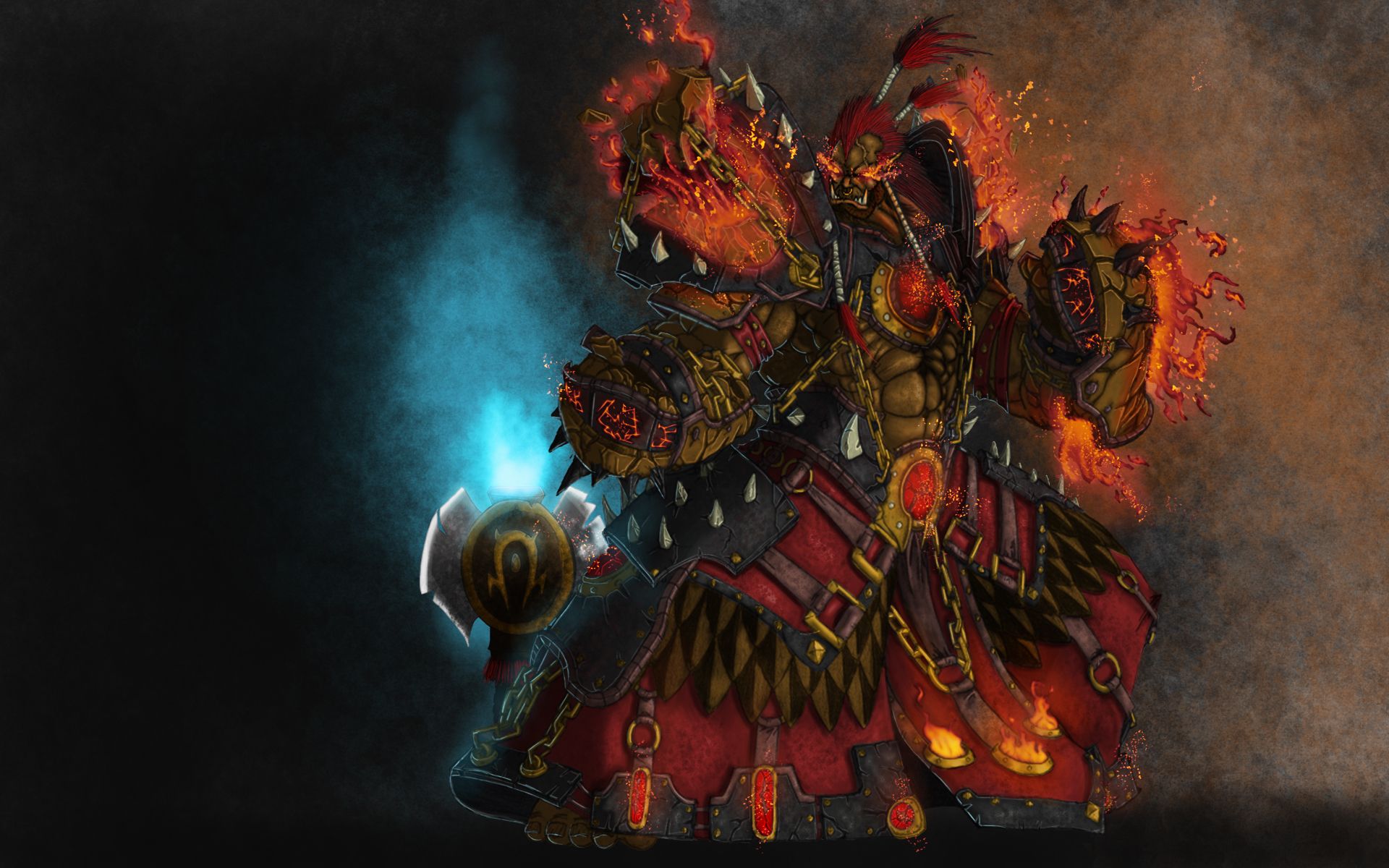 1920x1200 World Of Warcraft Shaman Wallpaper