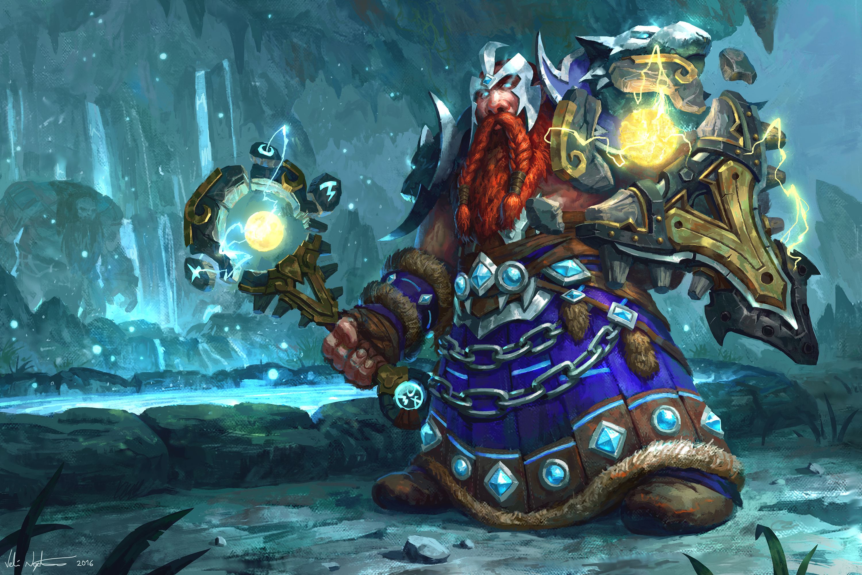 3000x2000 Free dwarf, wow 2K wallpaper for desktop and phone
