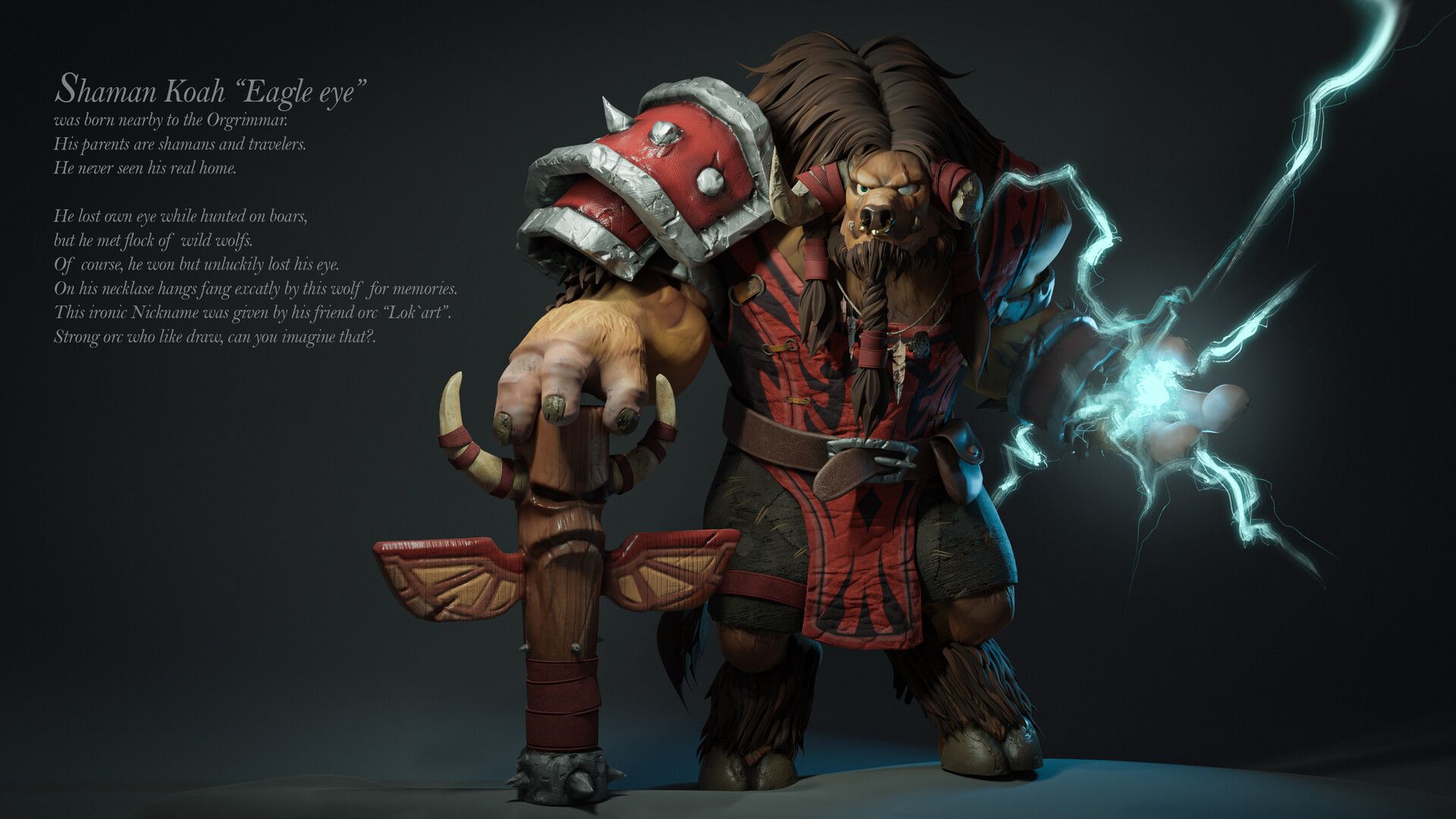 1920x1080 Shaman tauren World of Warcraft