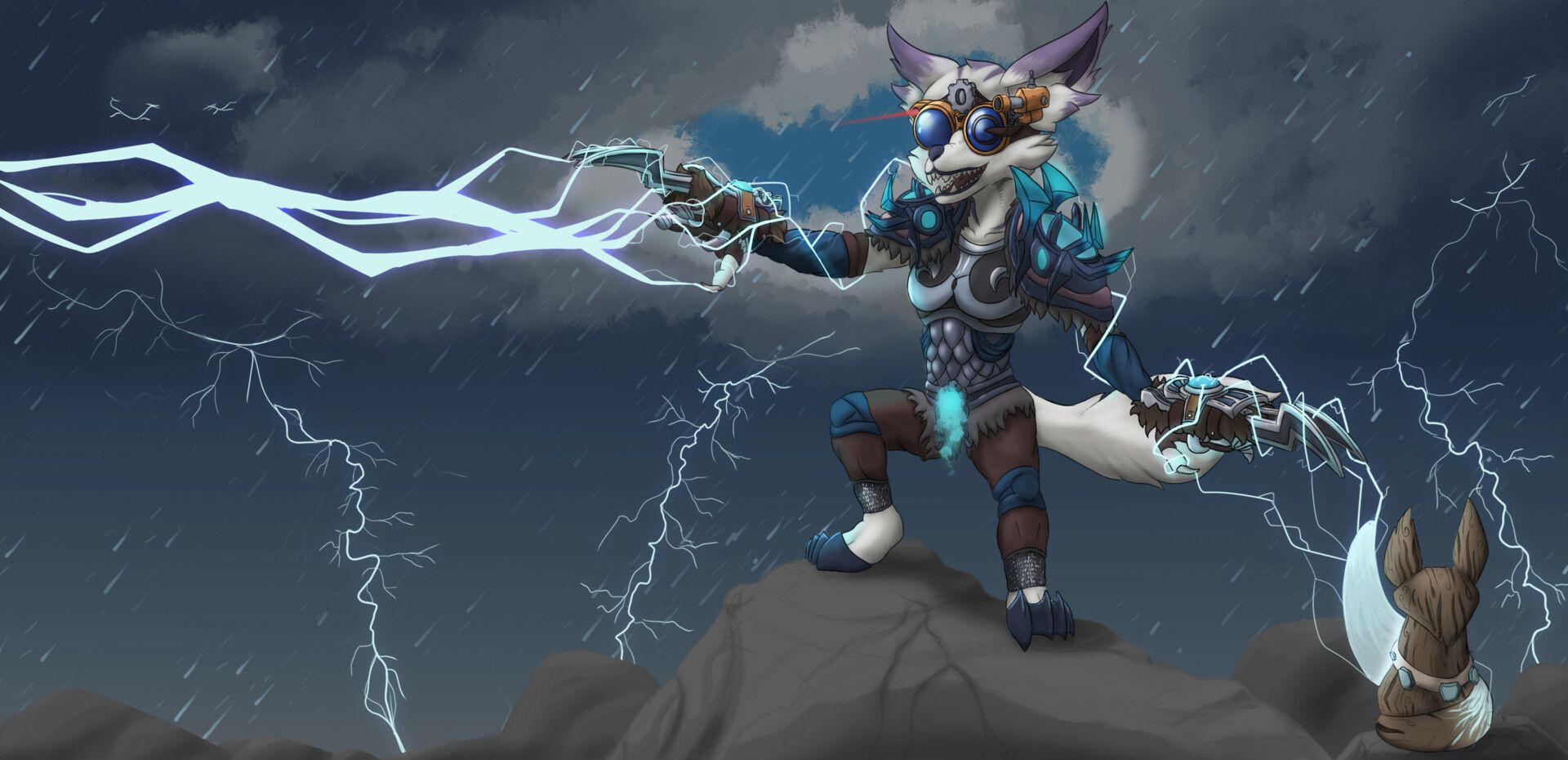 1920x930 Vulpera Shaman World of Warcraft