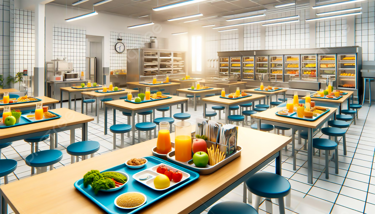 1200x686 School Lunch Hall Background Image, School Lunch, Lunch Hall, Food Background Image And Wallpaper for Free Download