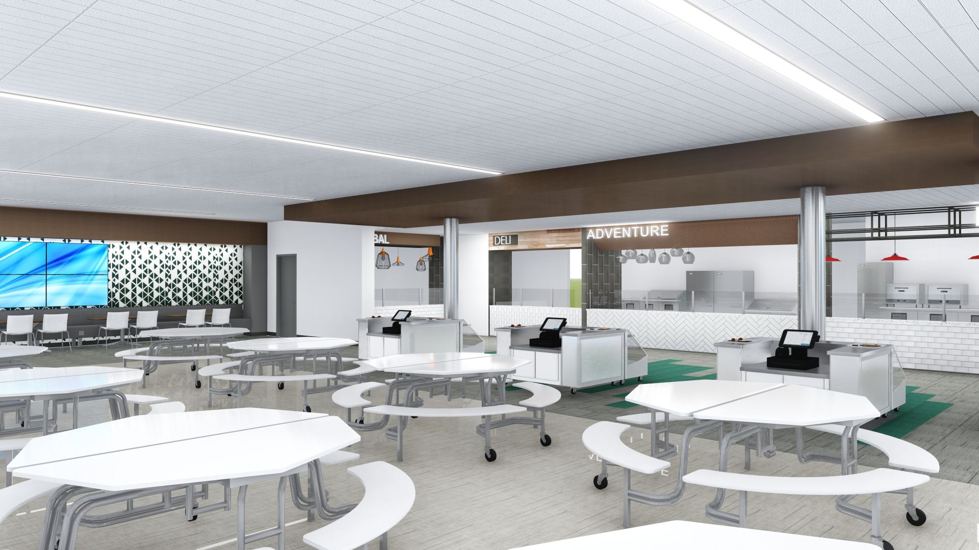 1920x1080 Tulsa Public Schools Edison High School Cafeteria and Courtyard Remodel Architects. Architecture & Interiors