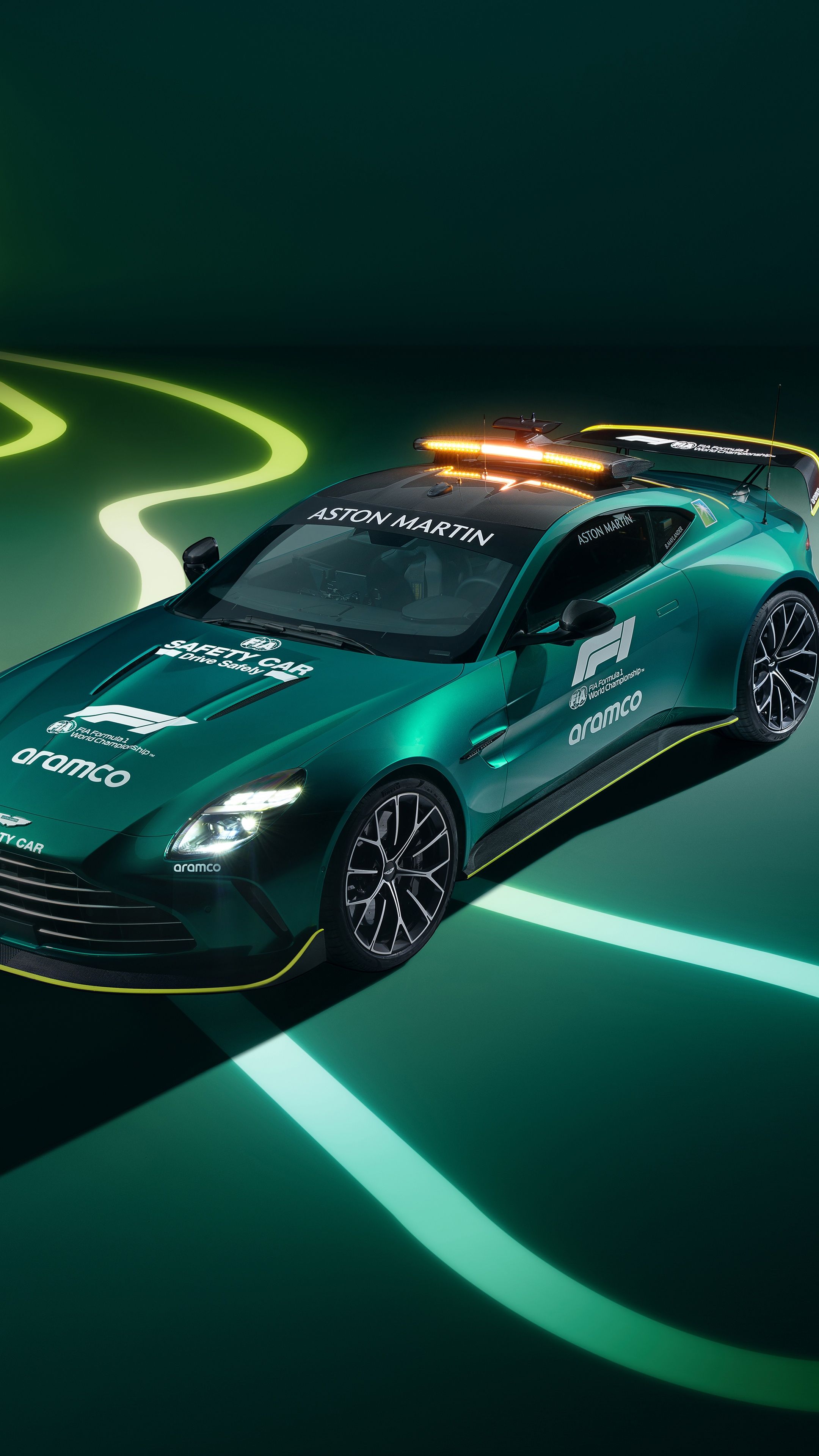 2160x3840 Aston Martin Vantage F1 Safety Car 2024 5K Wallpaper