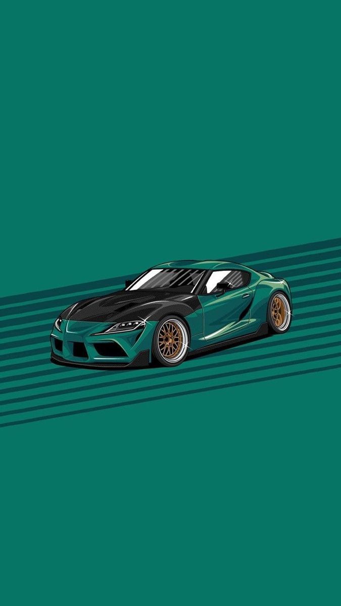 675x1200 Comic Car Wallpaper