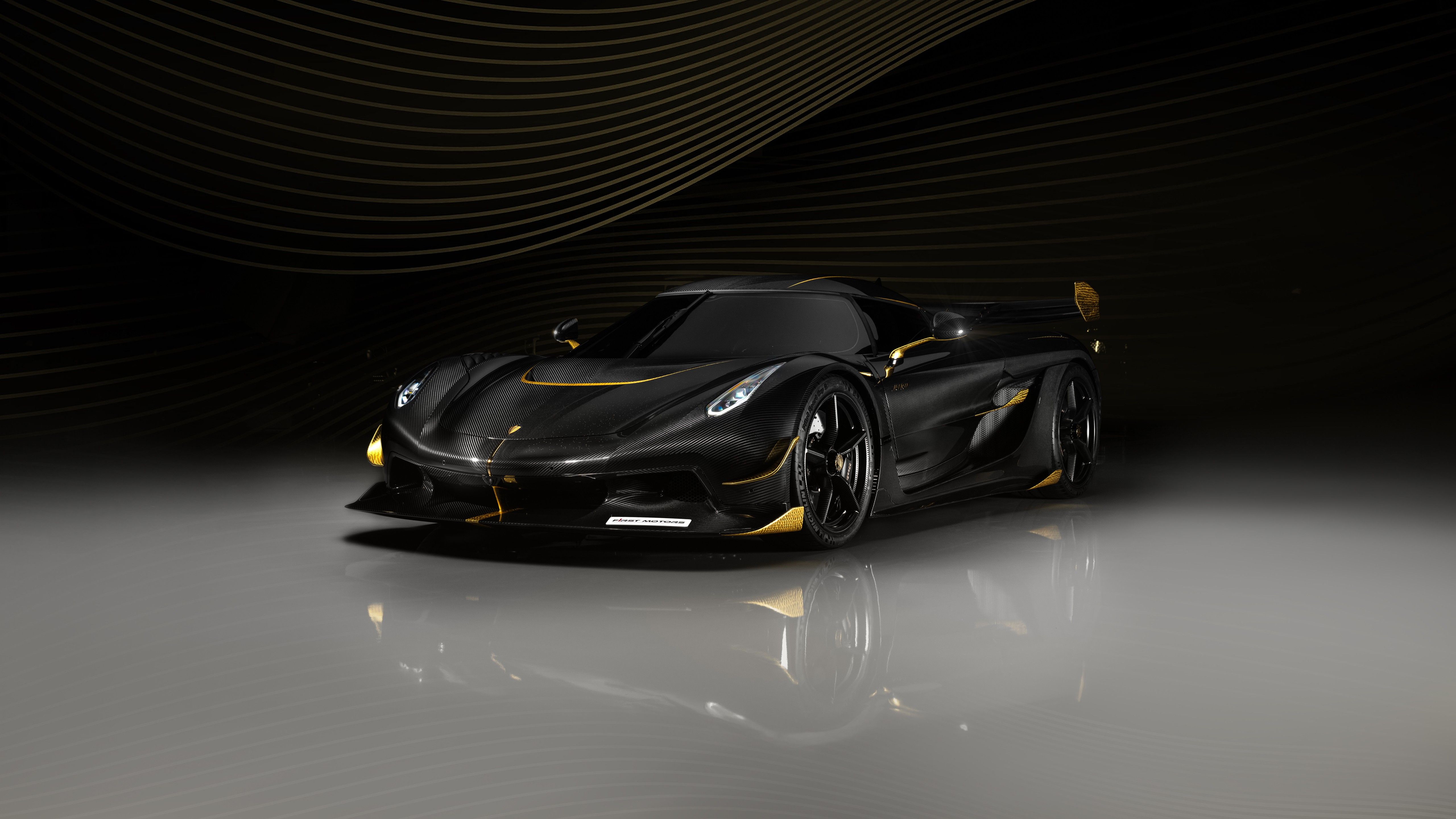 5120x2880 Black Koenigsegg Jesko Odin Car 4K 8K HD Cars Wallpaper