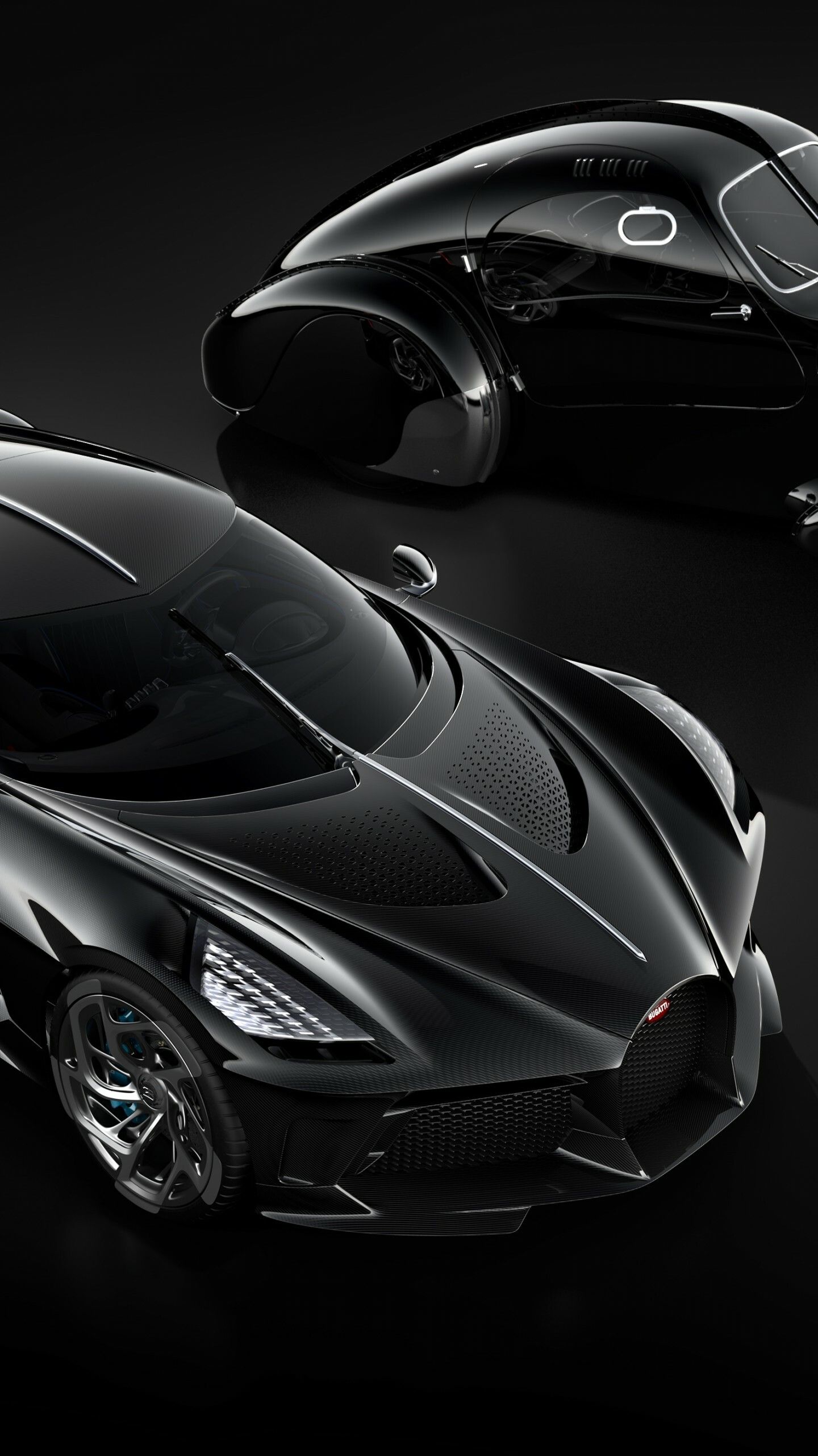1440x2560 Bugatti La Voiture Noire Wallpaper