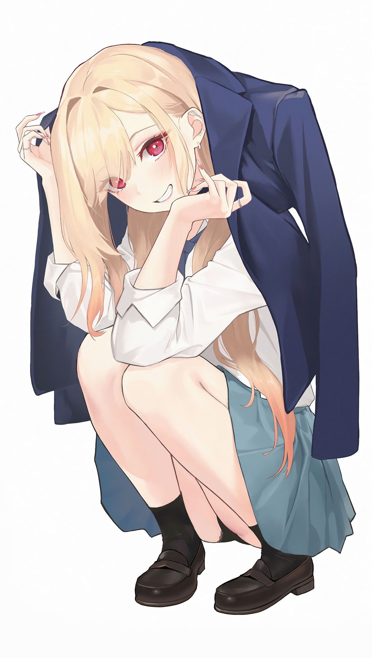 1220x2160 Marin Kitagawa My dress up darling Anime Wallpaper 4K for iPhone and Mobile Phone
