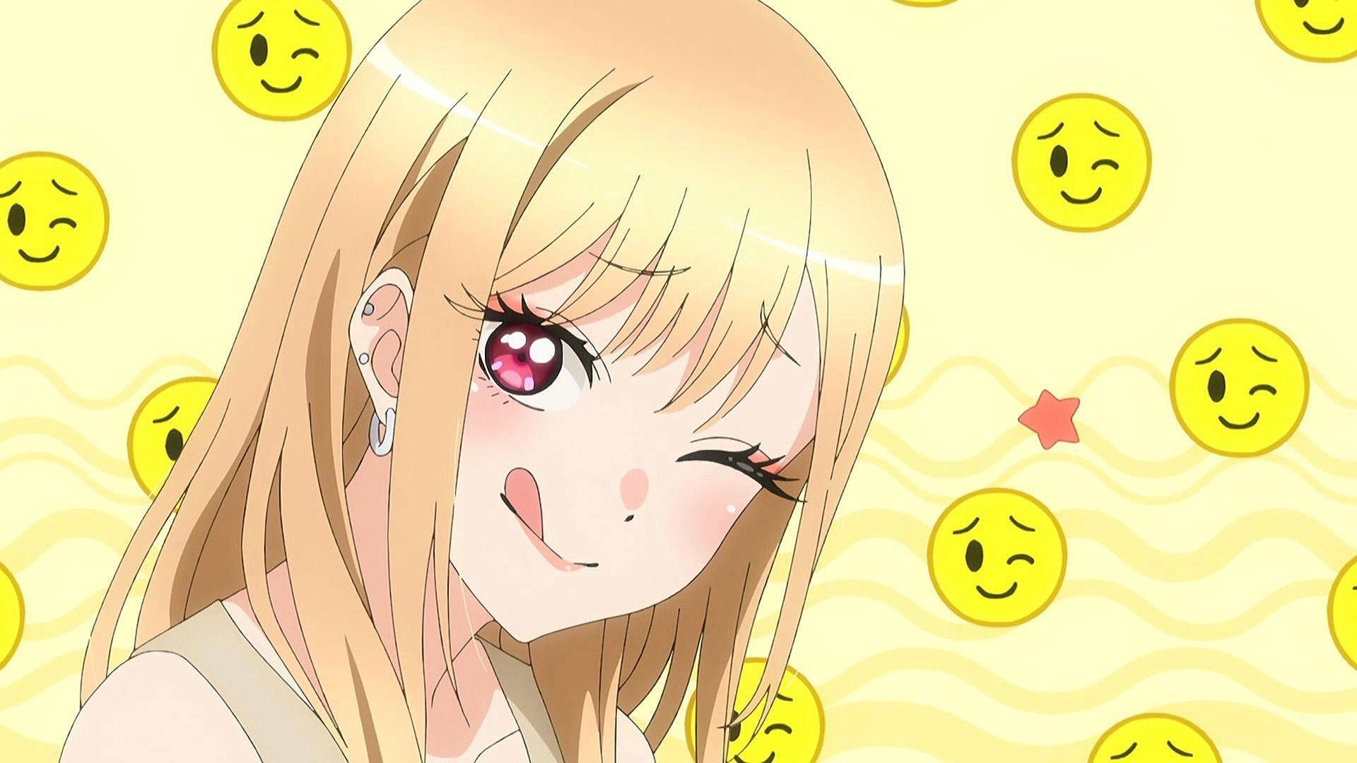 1920x1080 Download My Dress Up Darling Marin Winking Wallpaper