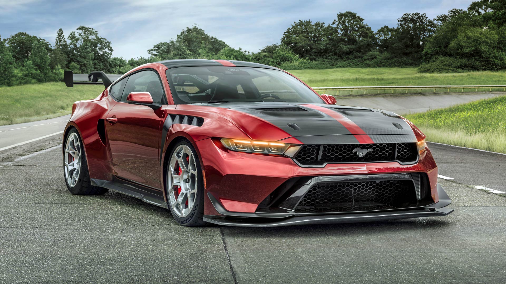 1920x1080 Wild 800hp Ford Mustang GTD makes Le Mans debut